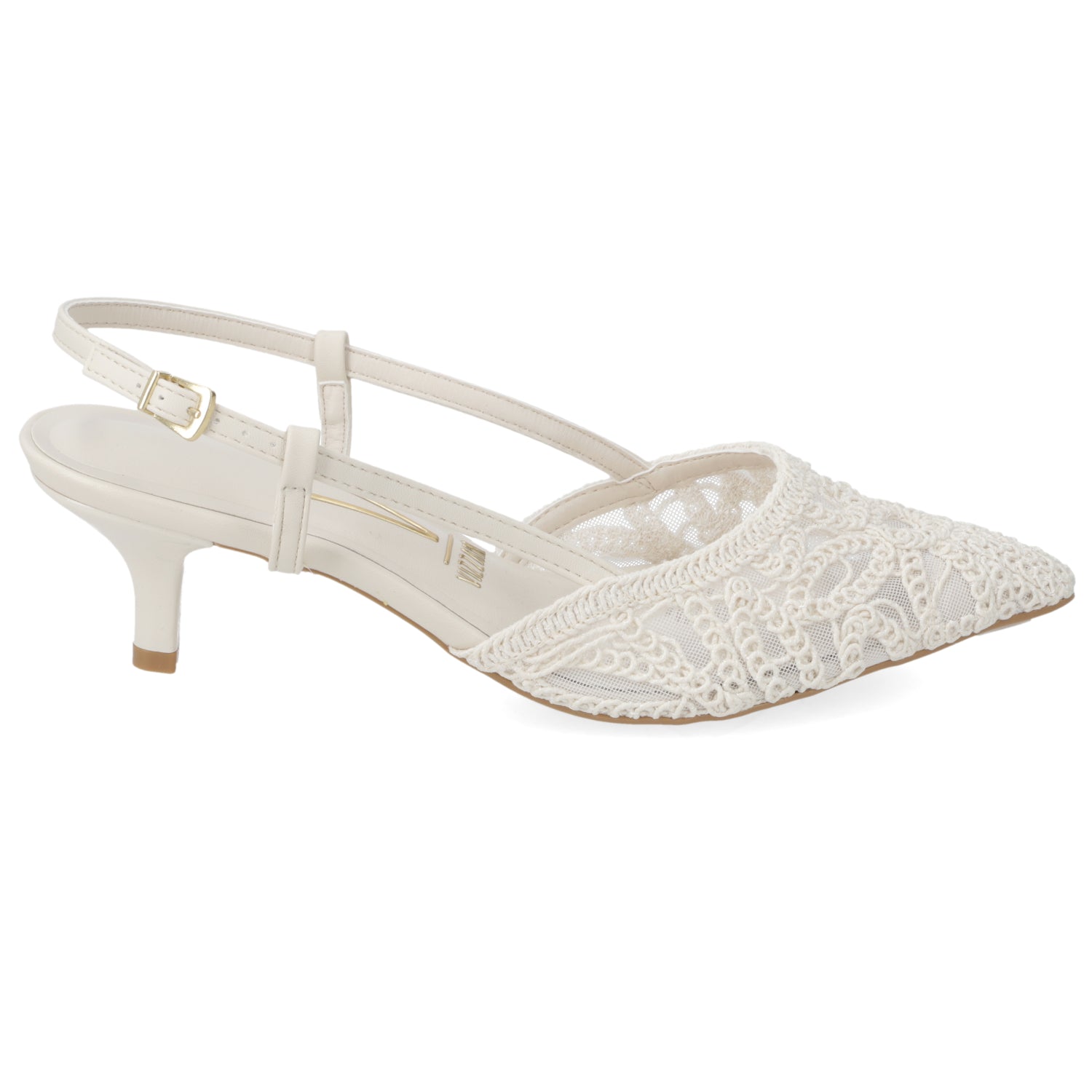 Stiletto de Novia Slingback Blanco OFF Vizzano 35 / Blanco OFF