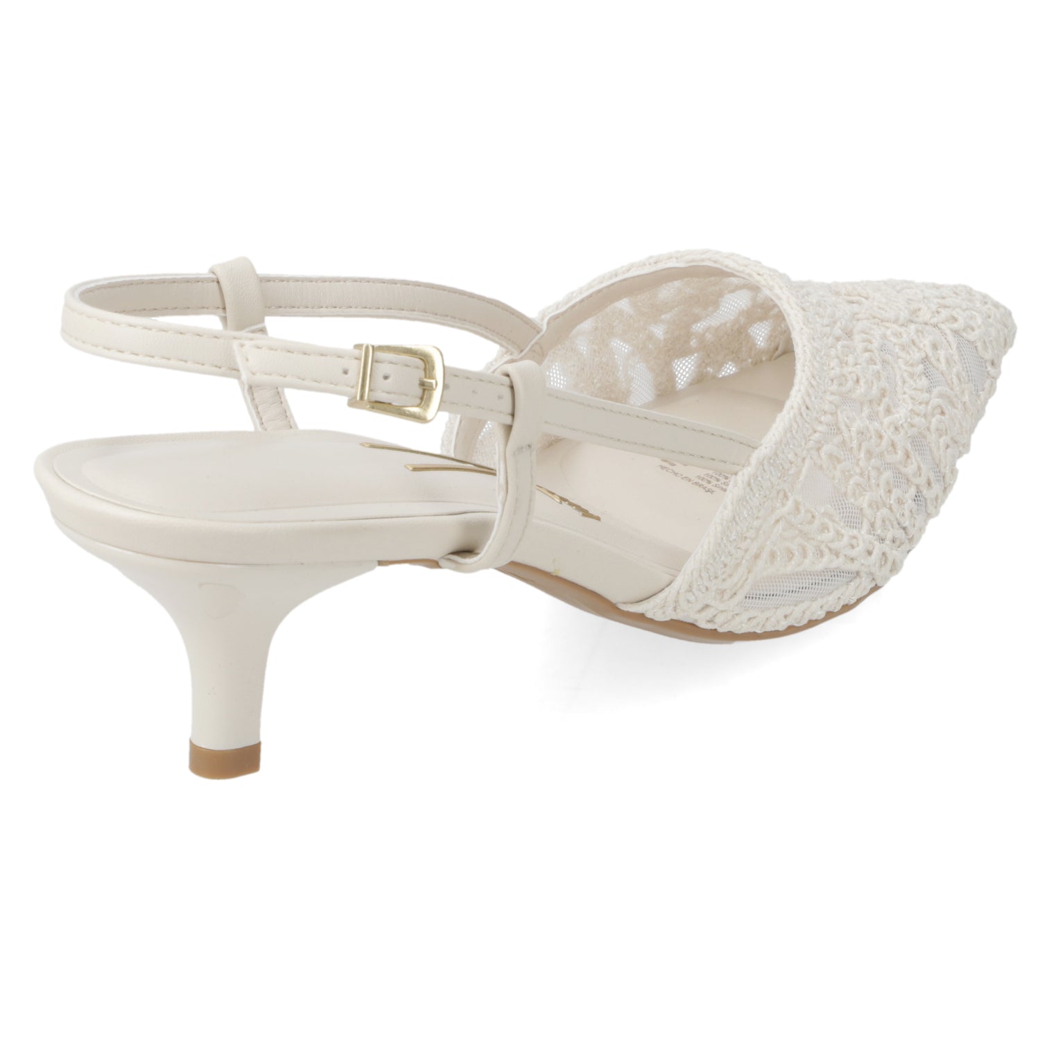 Stiletto de Novia Slingback Blanco OFF Vizzano 35 / Blanco OFF