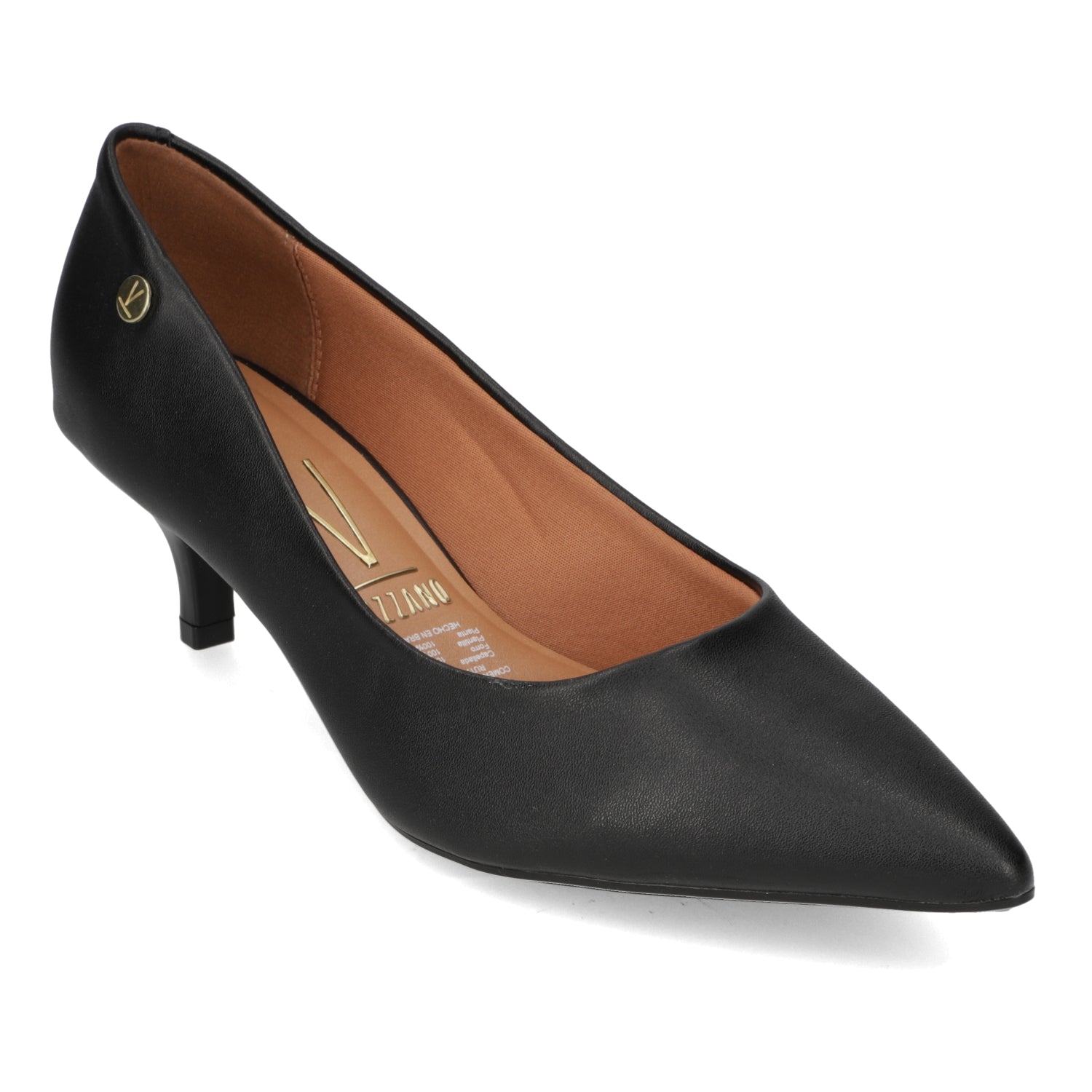 Stiletto Vizzano Eco Cuero Negro 35 / Negro