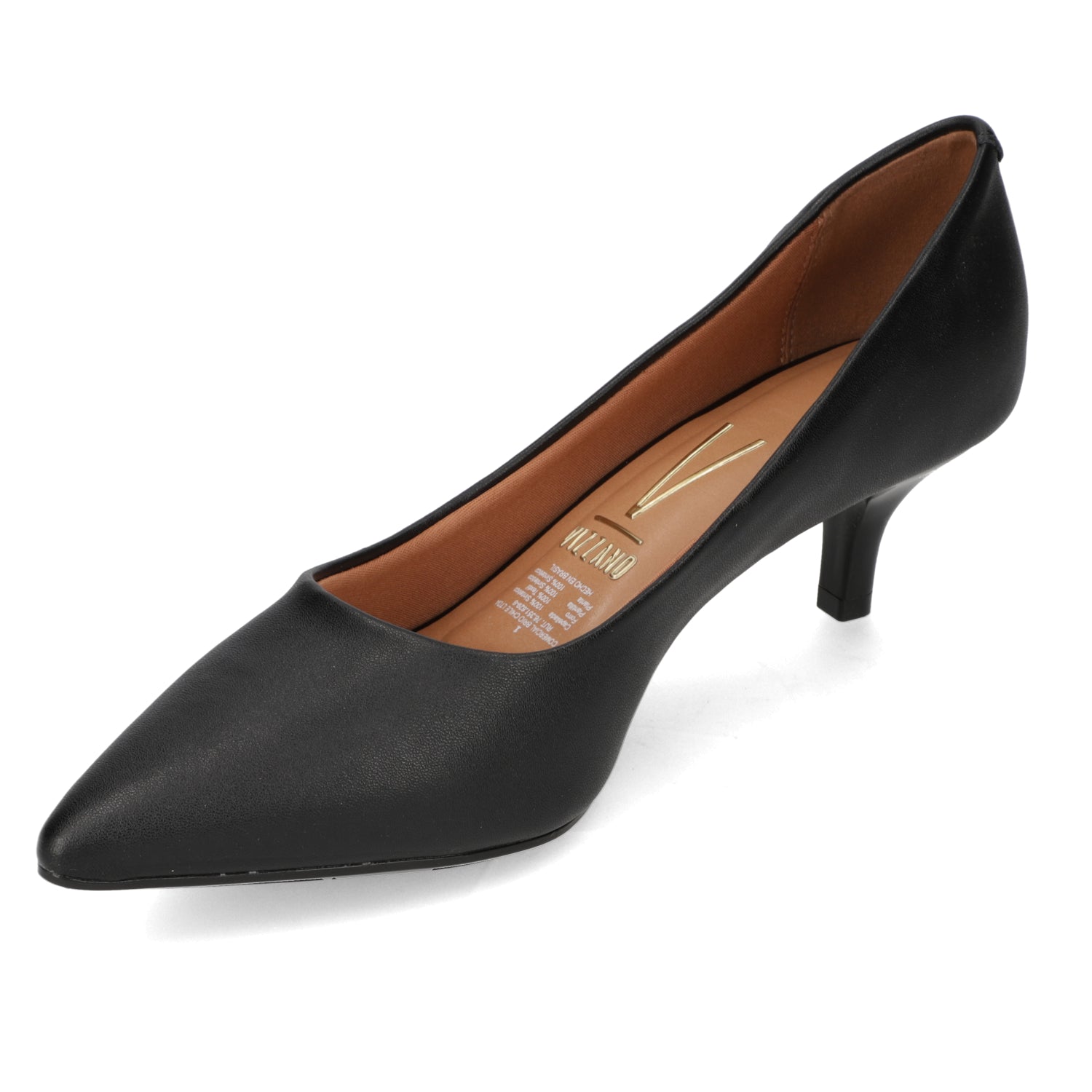 Stiletto Vizzano Eco Cuero Negro 35 / Negro