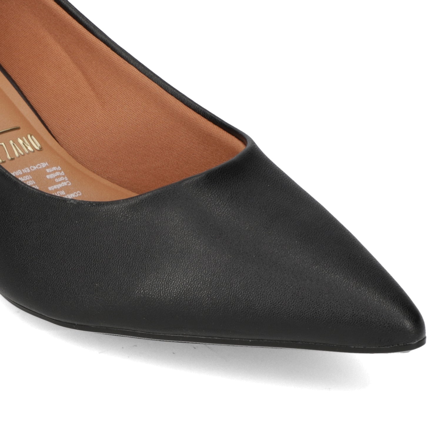 Stiletto Vizzano Eco Cuero Negro 35 / Negro