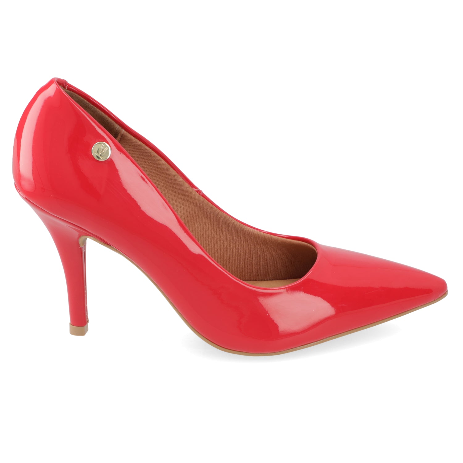 Stiletto Taco Aguja Efecto Charol 35 / Rojo