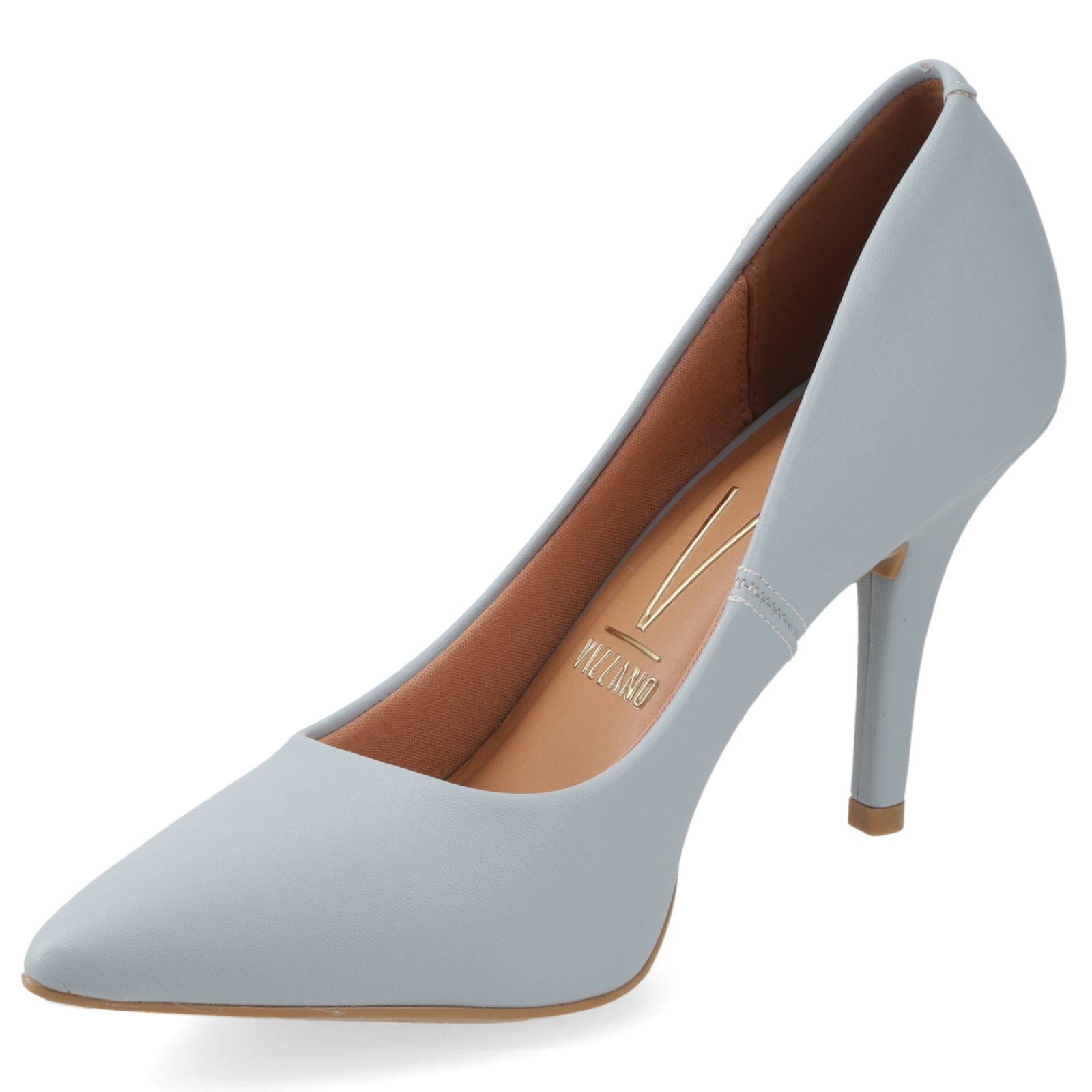 Stiletto Mujer Taco Aguja Celeste 35 / Celeste