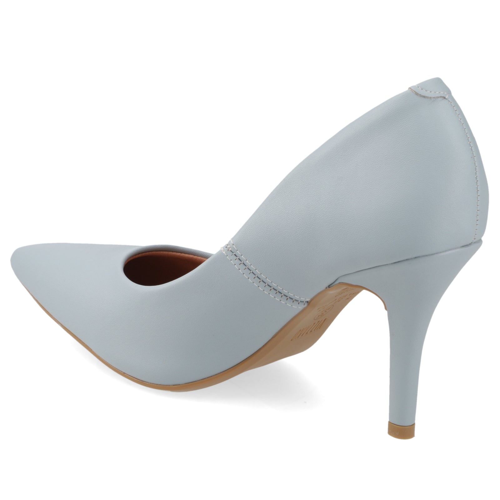 Stiletto Mujer Taco Aguja Celeste 35 / Celeste