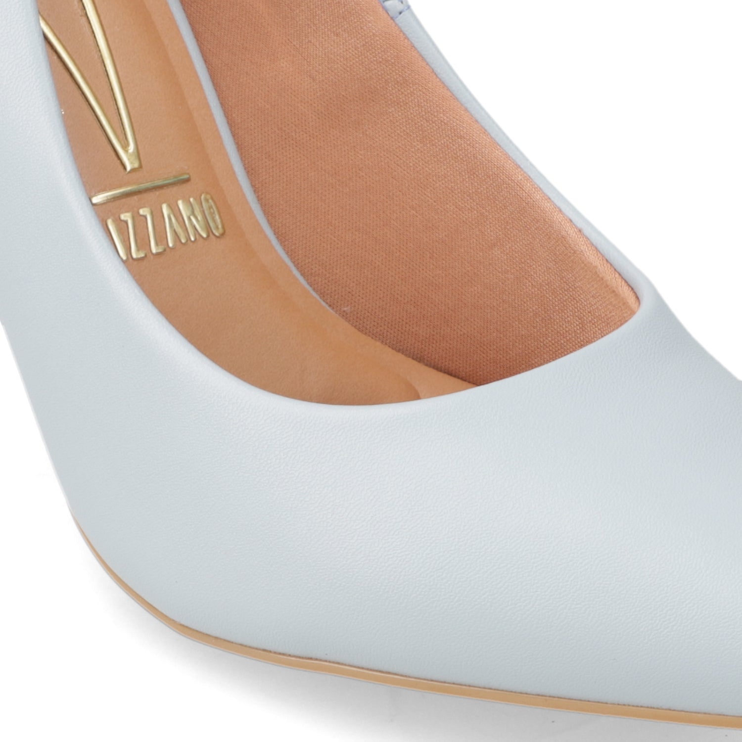 Stiletto Taco Aguja Alto Celeste Vizzano Ecocuero 35 / Celeste