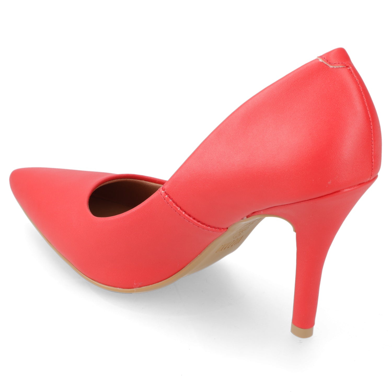 Stiletto Taco Aguja Alto Rojo Vizzano Ecocuero 34 / Rojo