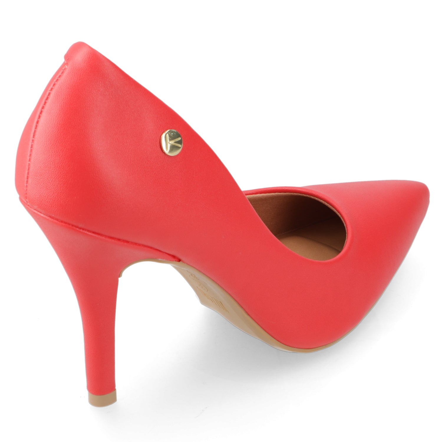 Stiletto Taco Aguja Alto Rojo Vizzano Ecocuero 34 / Rojo