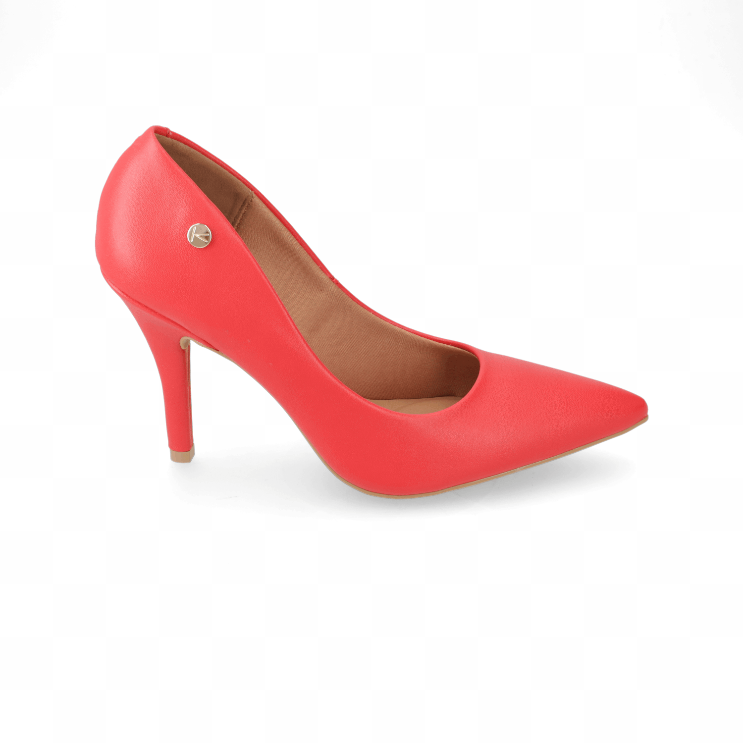 Stiletto Taco Aguja Alto Rojo Vizzano Ecocuero 34 / Rojo