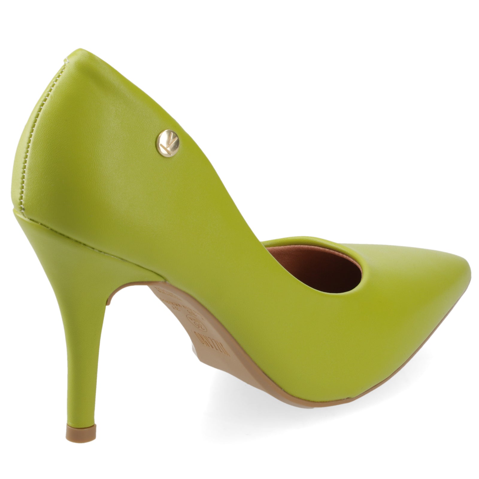Stiletto Mujer Taco Aguja Verde Lima 35 / Lima
