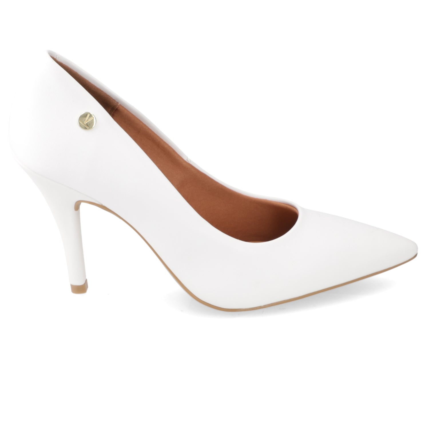 Stiletto Taco Aguja EcoCuero 35 / Blanco