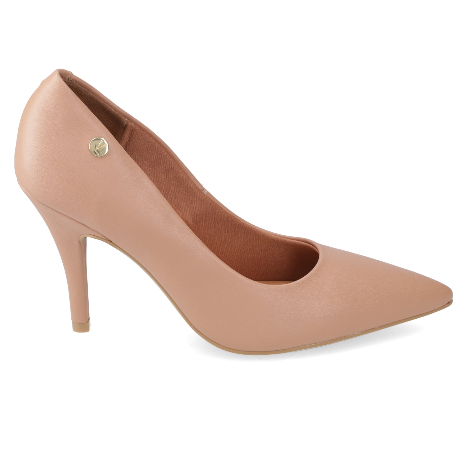 Stiletto Taco Aguja EcoCuero 35 / Nude