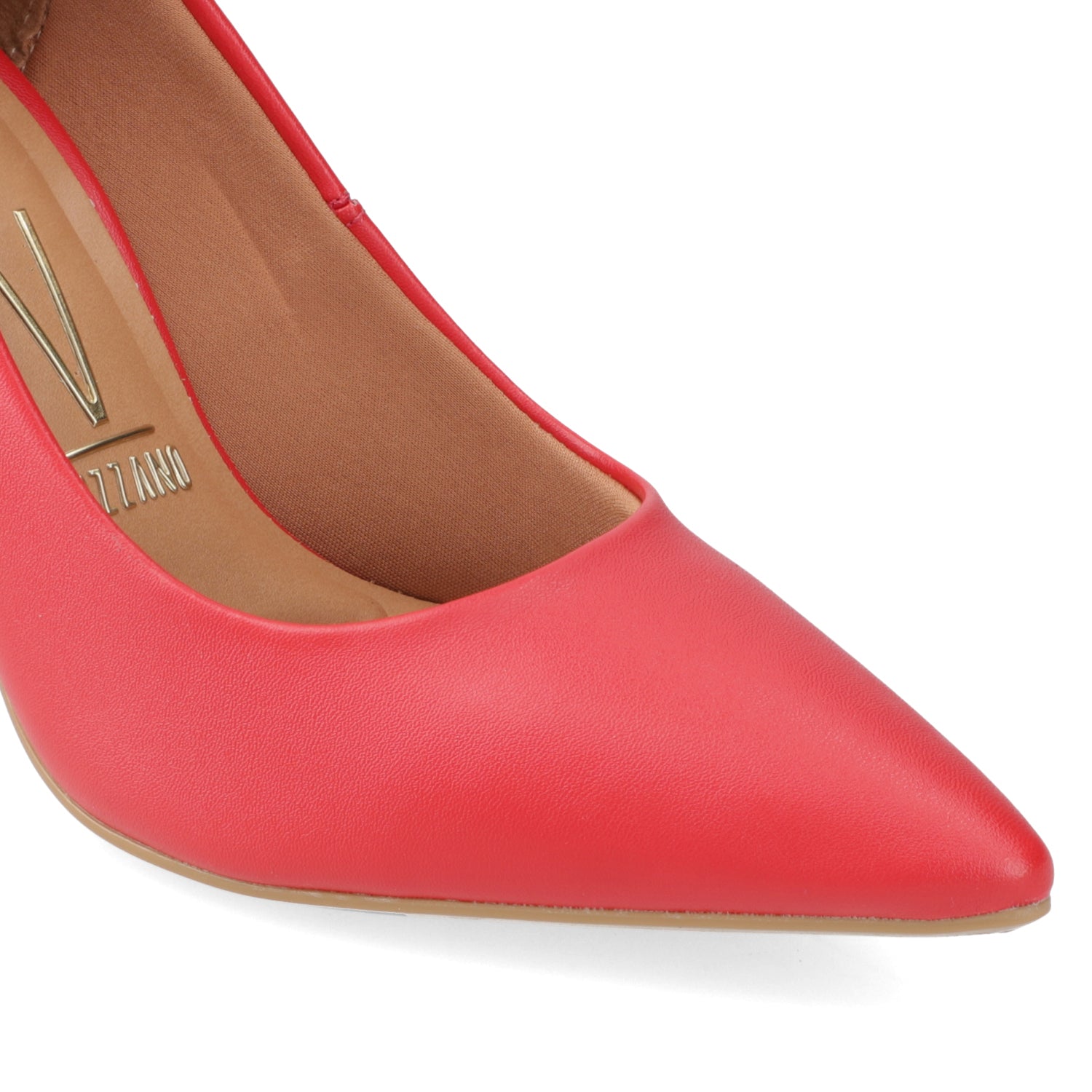 Stiletto Taco Aguja EcoCuero 34 / Rojo