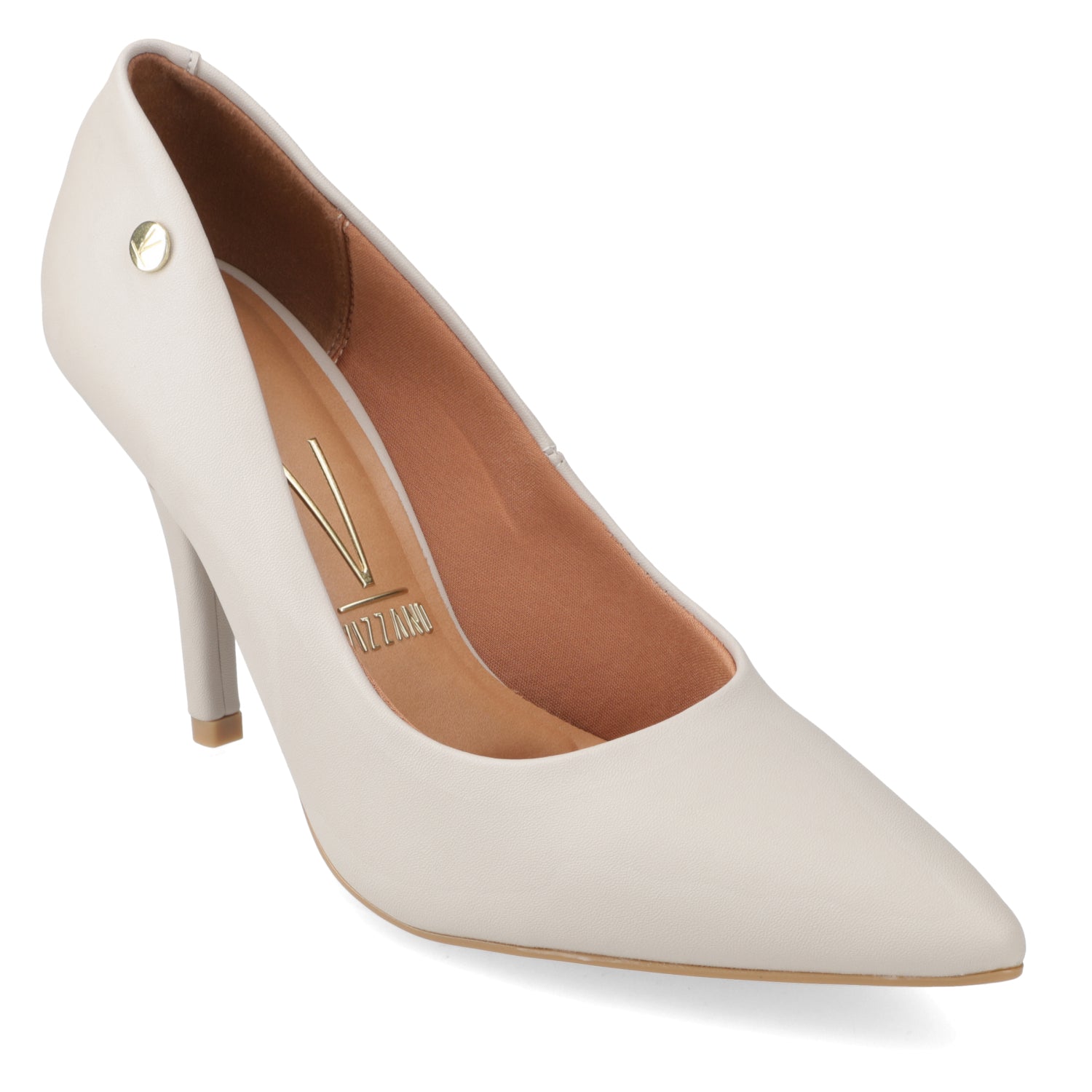 Stiletto Taco Aguja EcoCuero 34 / Gris