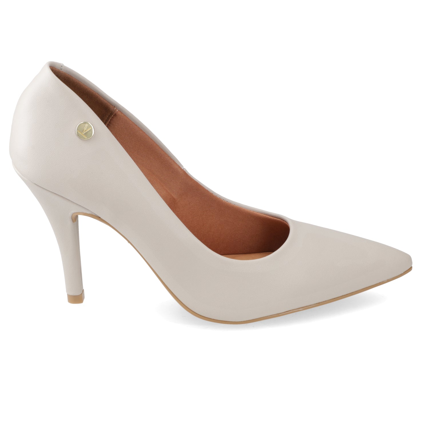 Stiletto Taco Aguja EcoCuero 34 / Gris