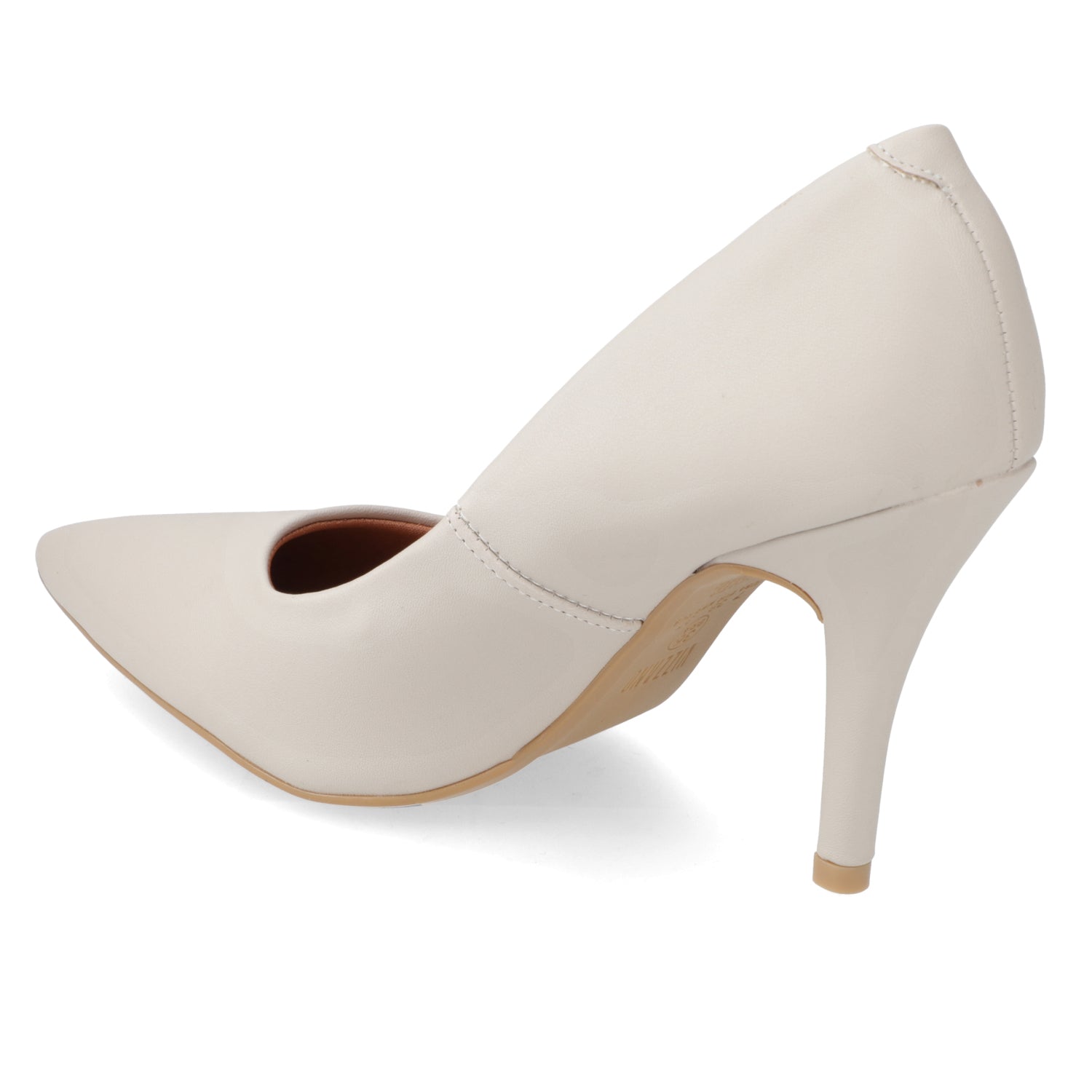 Stiletto Taco Aguja EcoCuero 34 / Gris