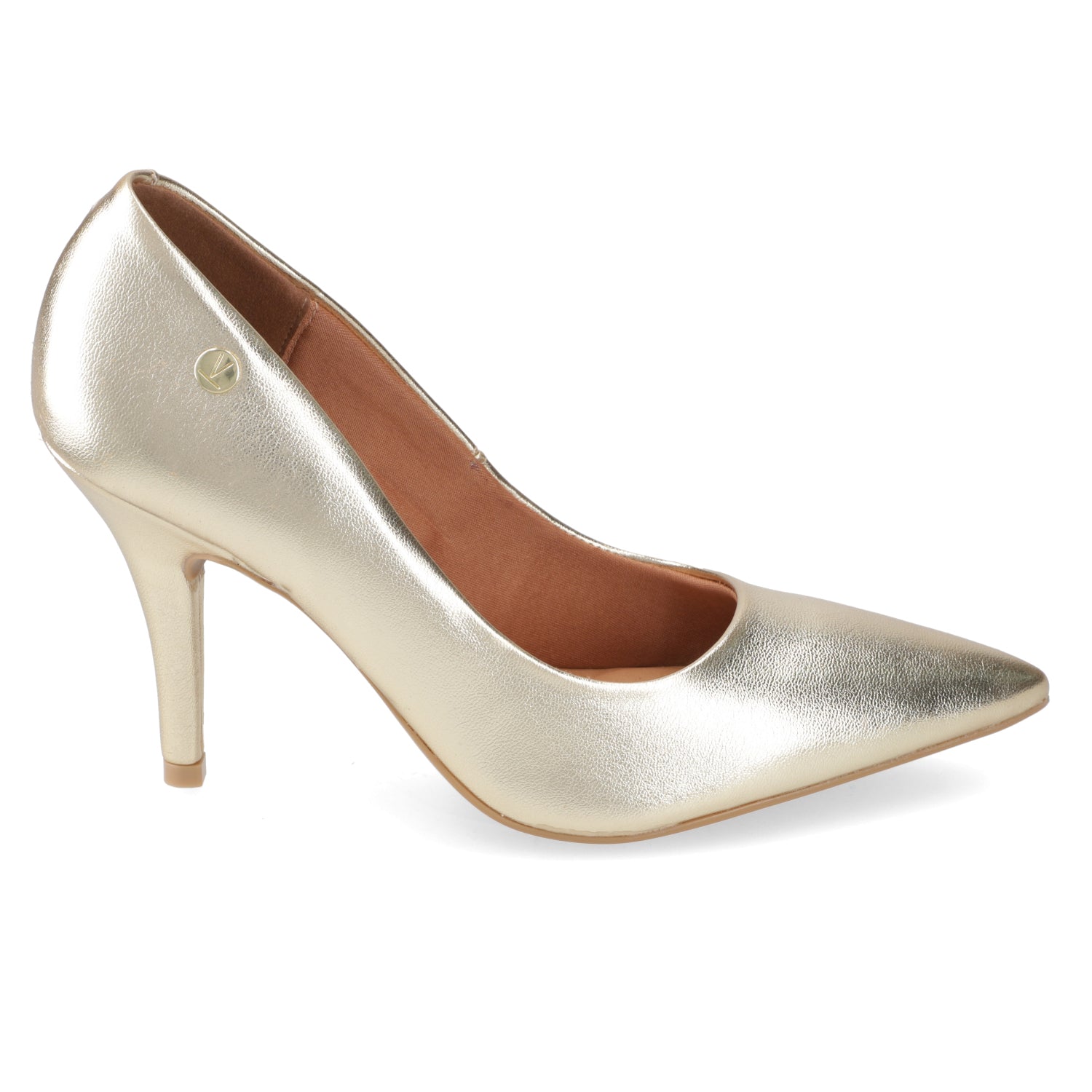 Stiletto Taco Aguja Metalizados Dorado 34 / Dorado