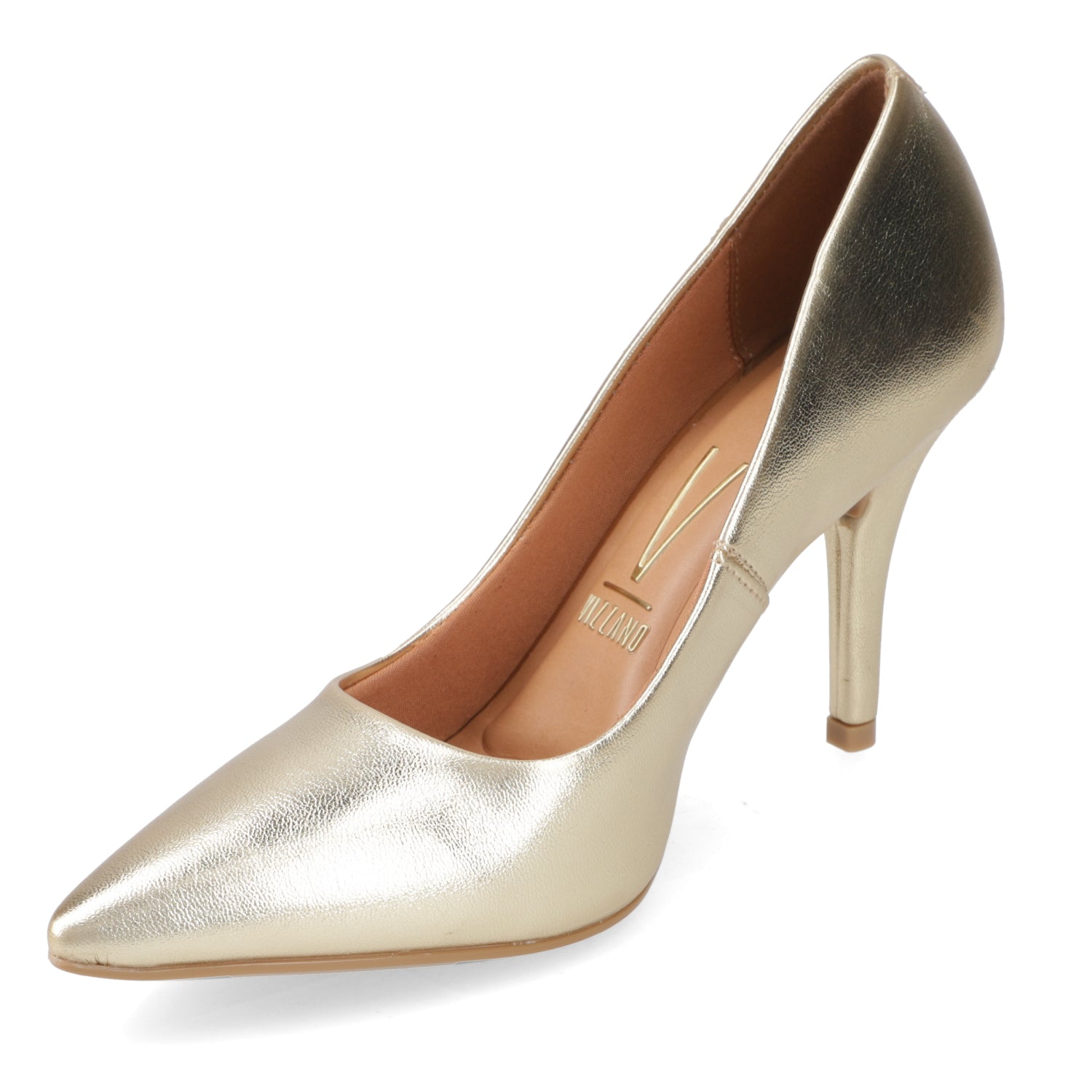 Stiletto Taco Aguja Metalizados Dorado 34 / Dorado