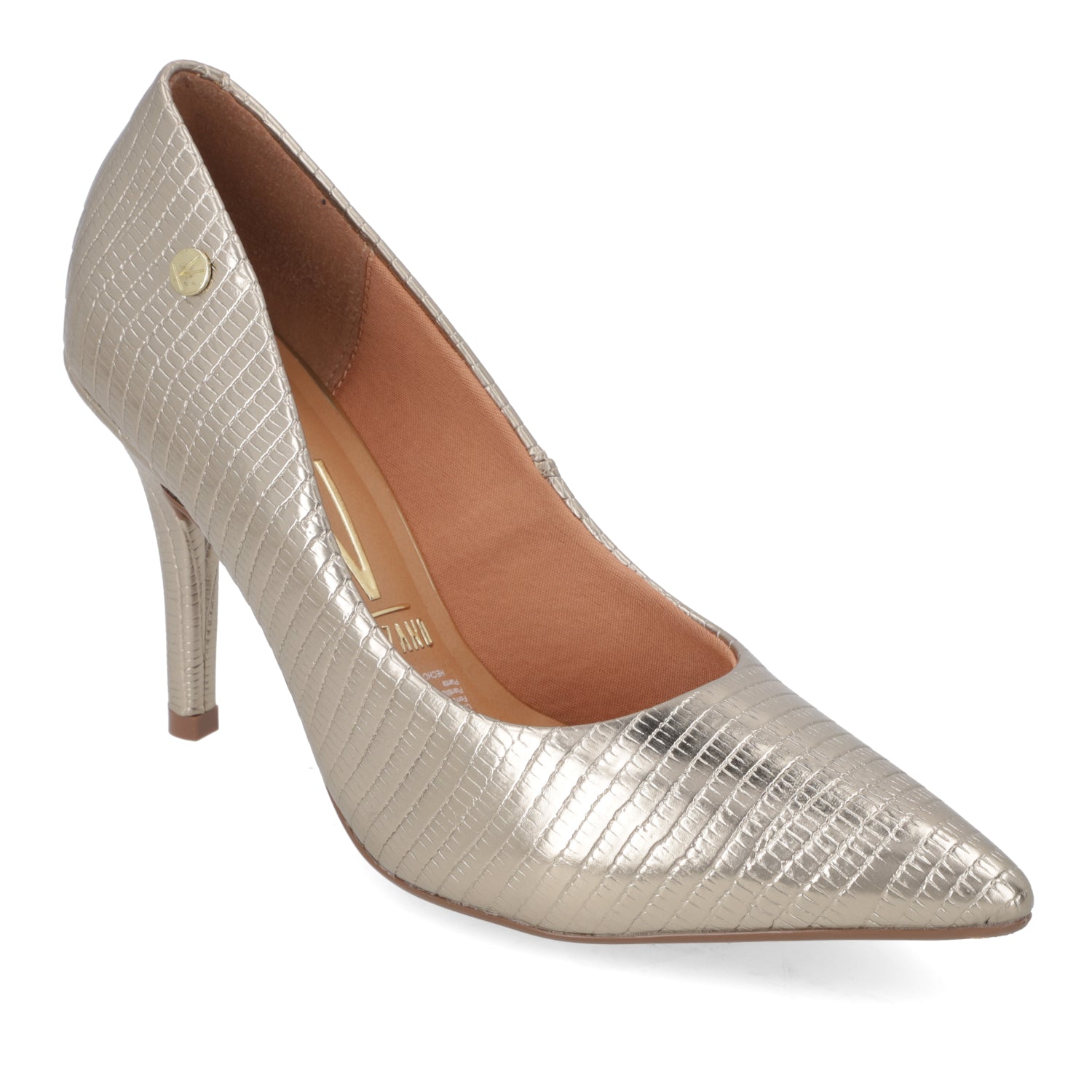 Stiletto Taco Aguja Metalizados 34 / Dorado