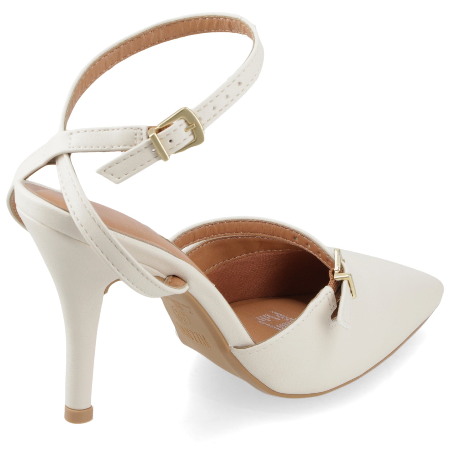 Stiletto Mujer Taco Alto Pulsera al Tobillo Blanco Off Vizzano 34 / Blanco Off