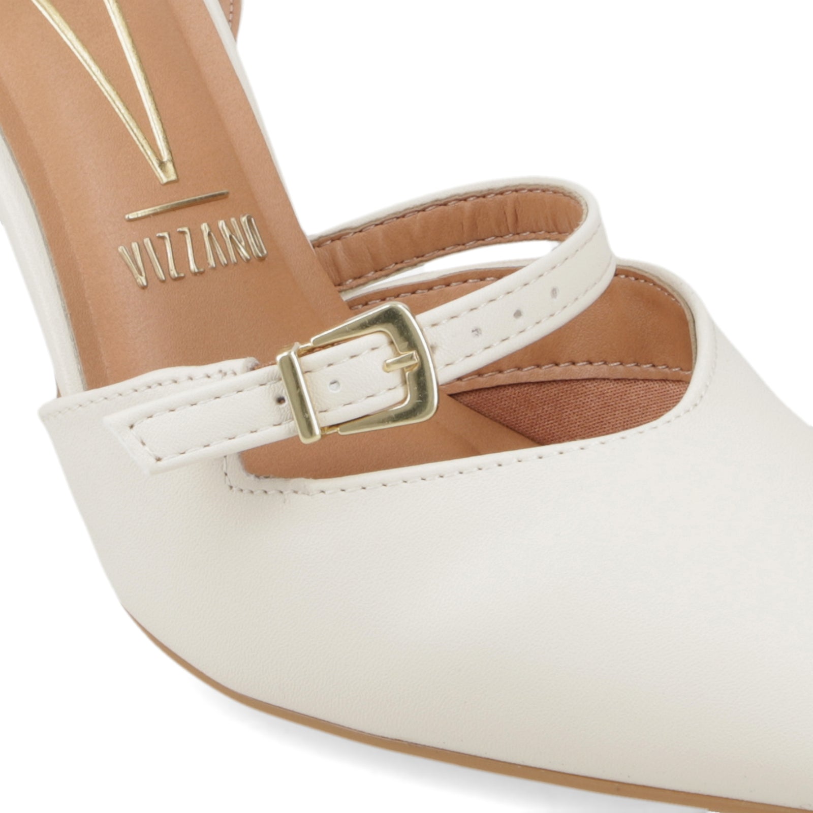 Stiletto Mujer Taco Alto Pulsera al Tobillo Blanco Off Vizzano 34 / Blanco Off
