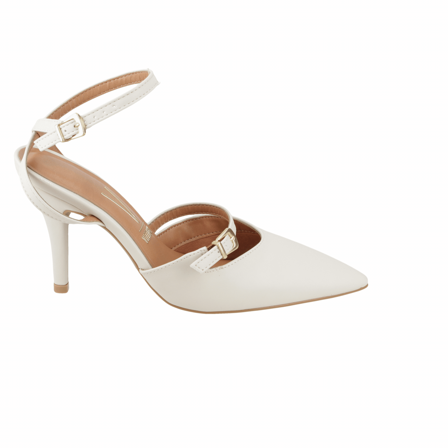 Stiletto Mujer Taco Alto Pulsera al Tobillo Blanco Off Vizzano 34 / Blanco Off