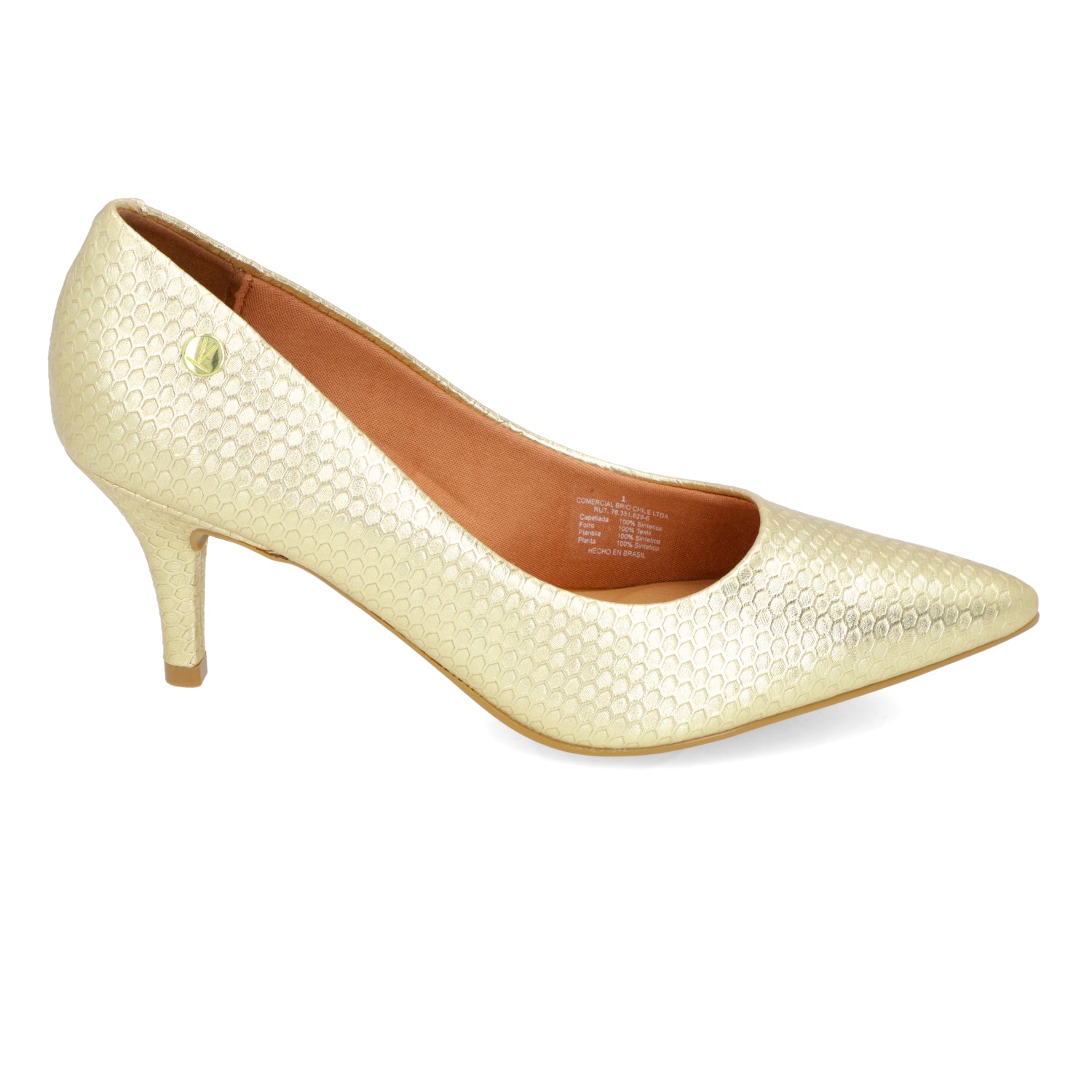 Stiletto Taco Aguja 7 cm Metalizado 1185-1302-28481