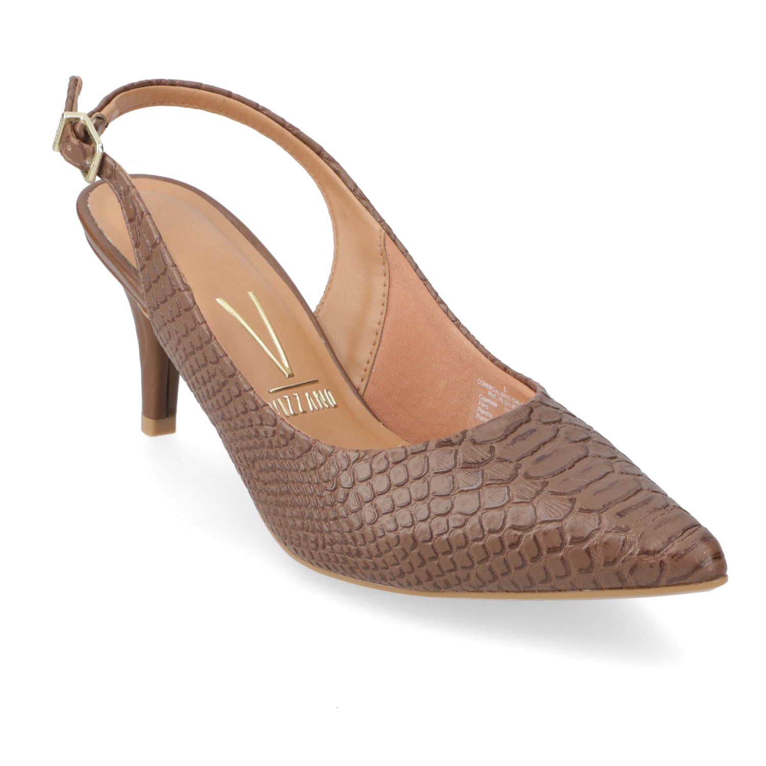 Stiletto 7 cm Café Croco Vizzano 35 / CafŽ