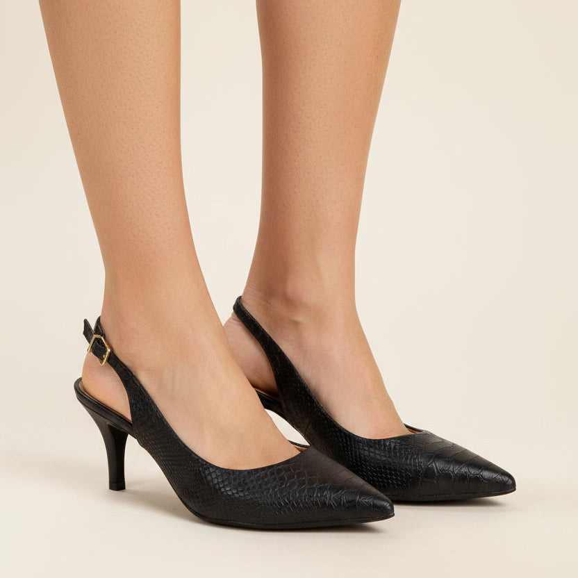 Stiletto 7 cm Negro Vizzano 35 / Negro