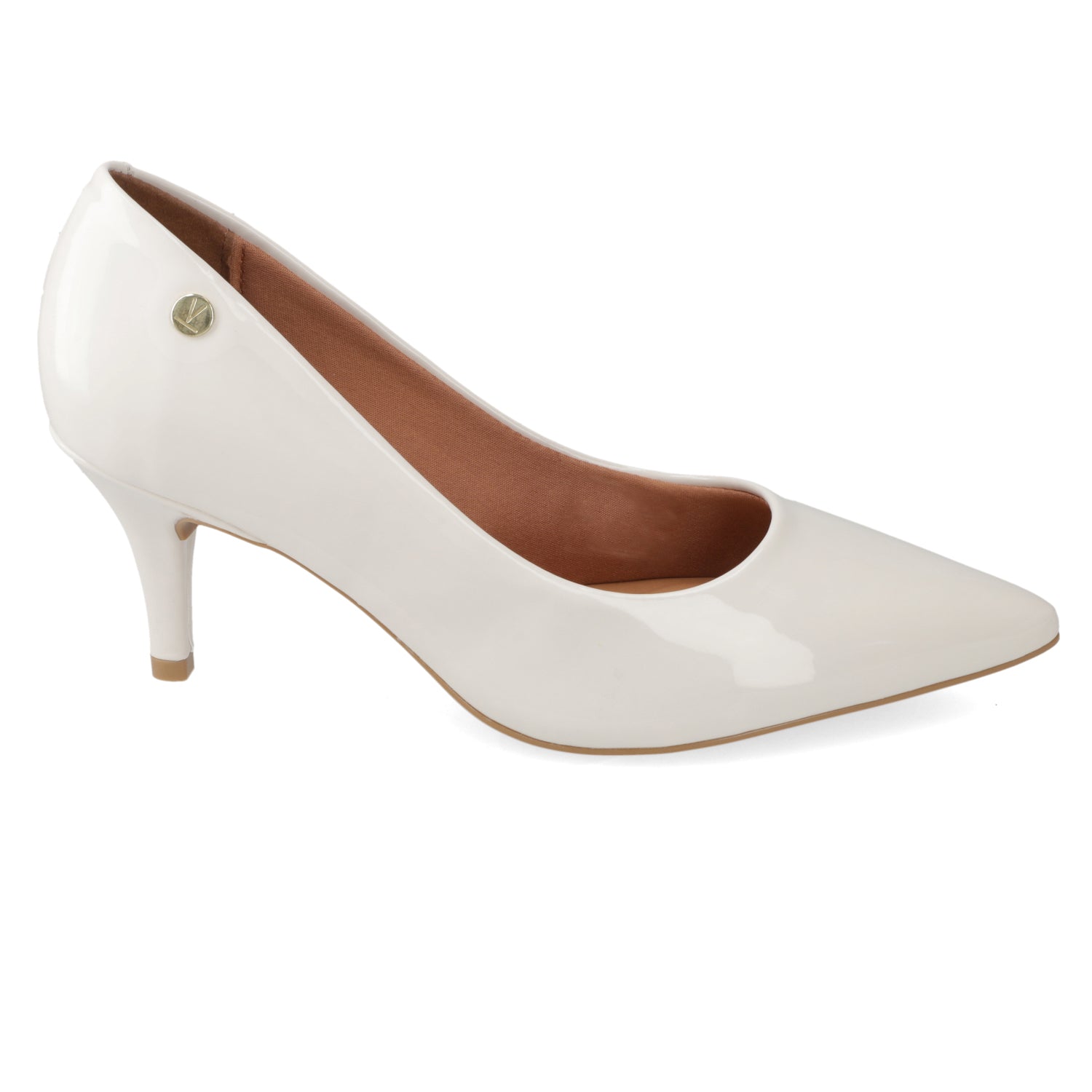Stiletto 7 cm Efecto Charol 34 / Blanco