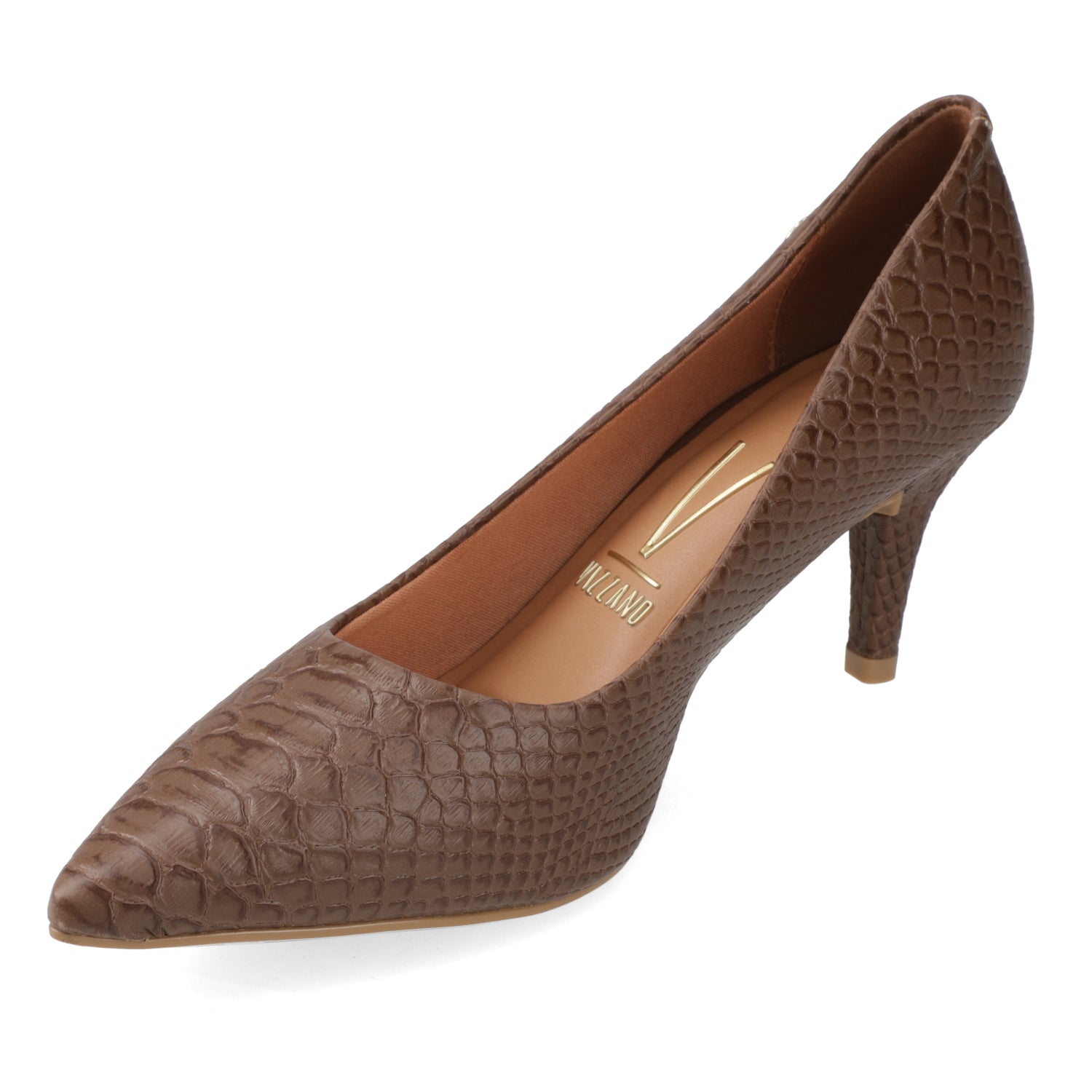 Stiletto 7 cm Croco Café Vizzano 35 / Café