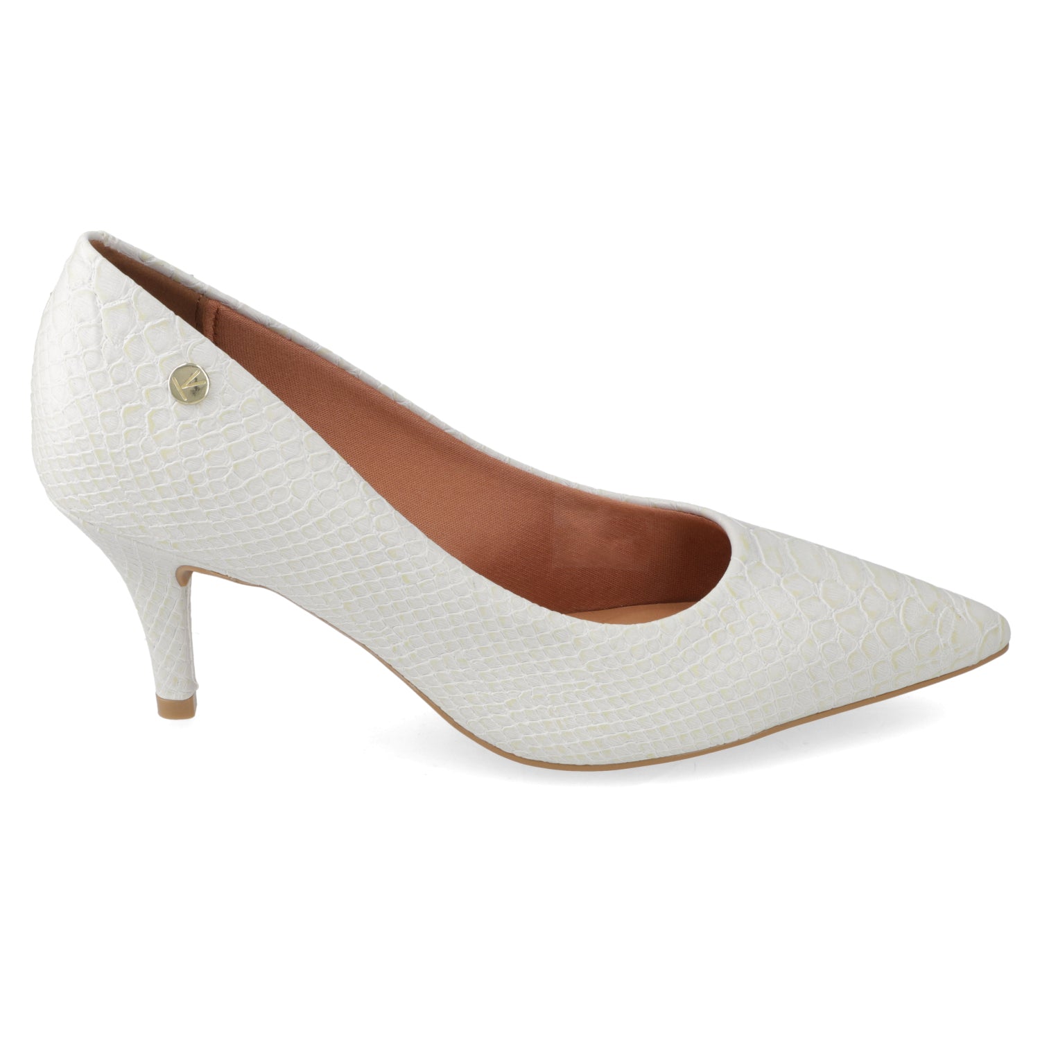 Stiletto 7 cm Croco Blanco Vizzano 35 / Blanco
