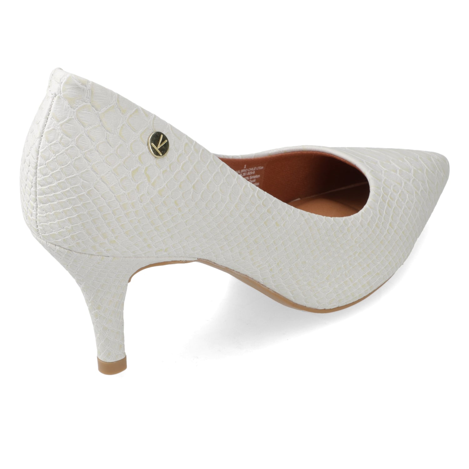 Stiletto 7 cm Croco Blanco Vizzano 35 / Blanco