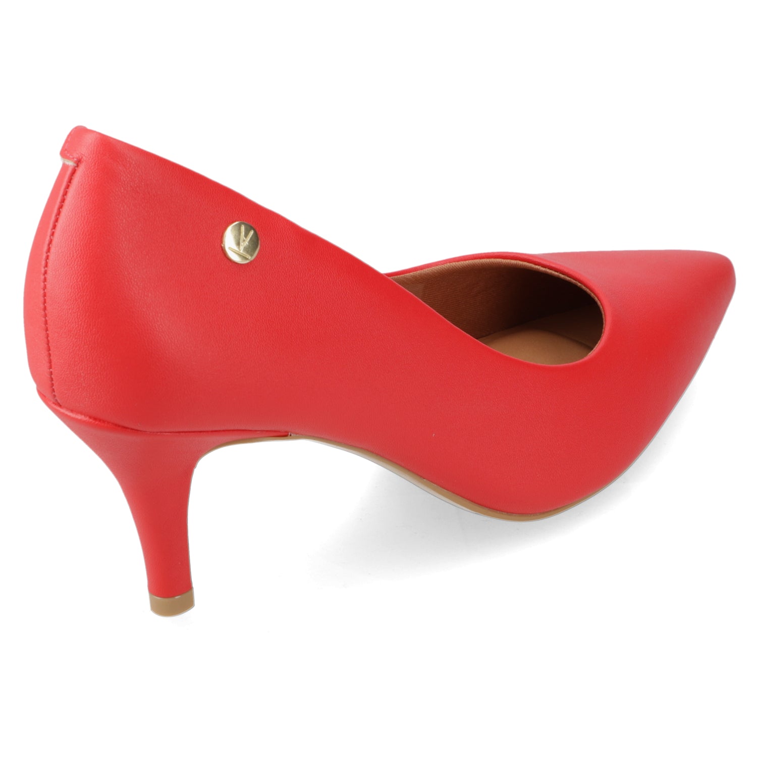 Stiletto Taco Aguja Medio Rojo Vizzano Ecocuero 34 / Rojo