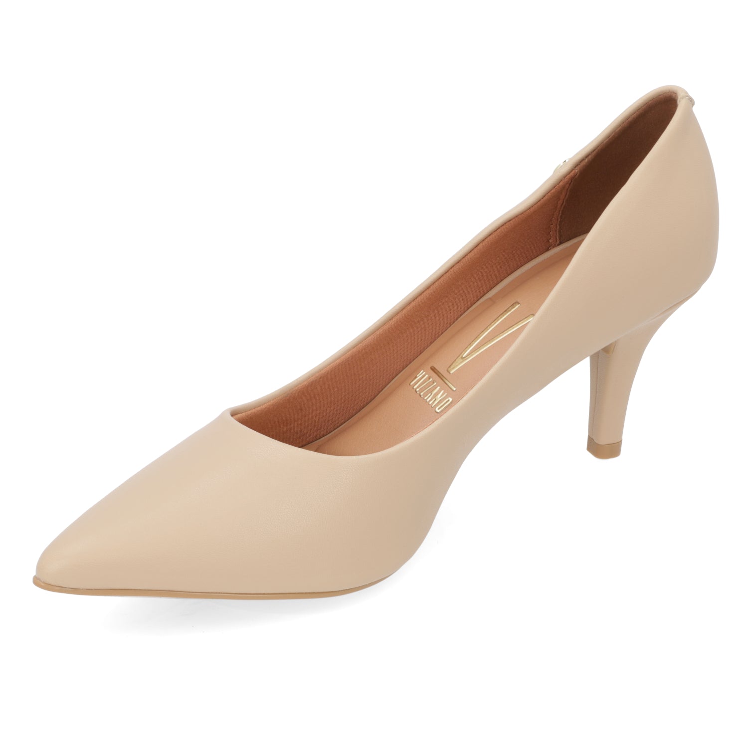 Stiletto Taco aguja Beige Vizzano