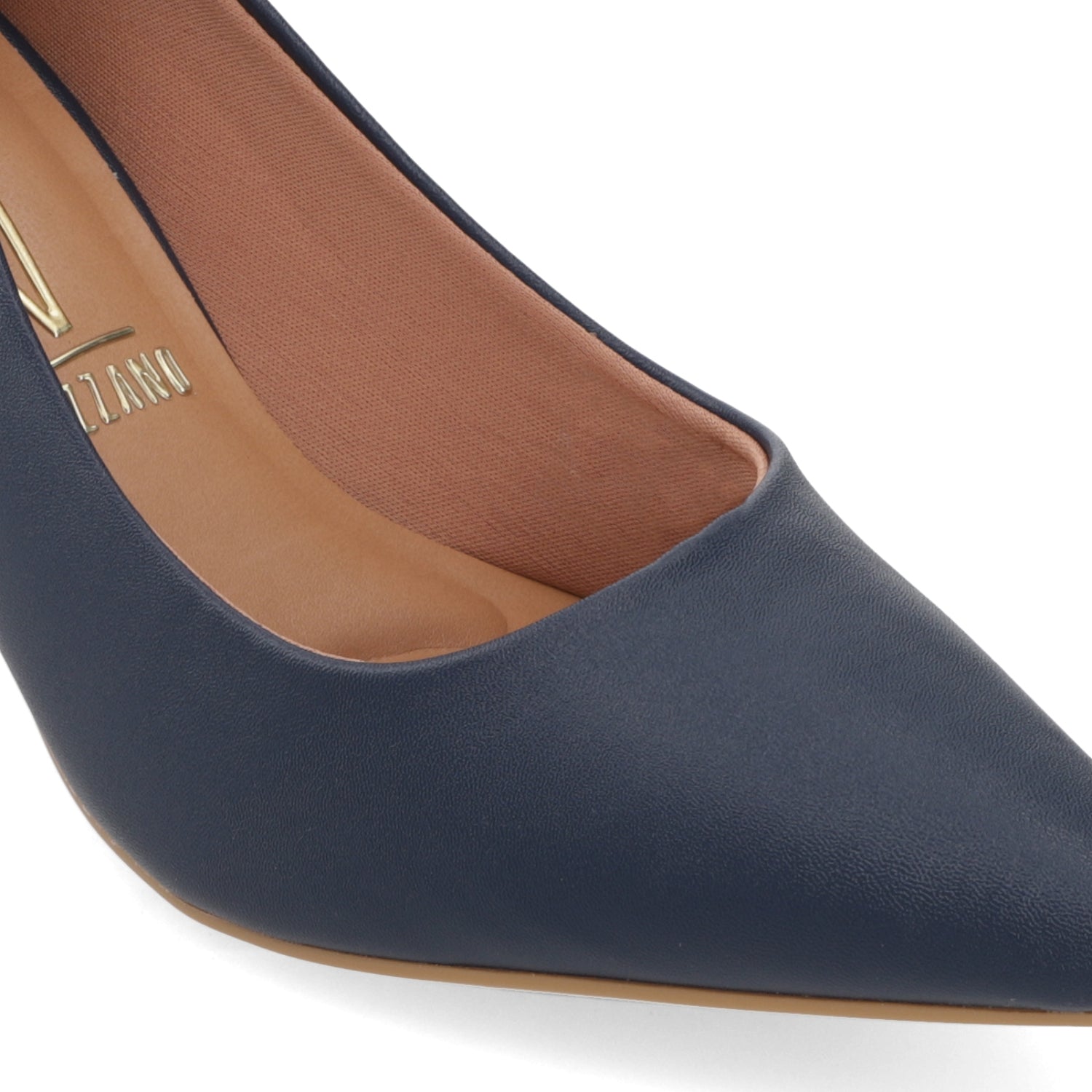 Stiletto Taco Aguja Azul Marino Vizzano