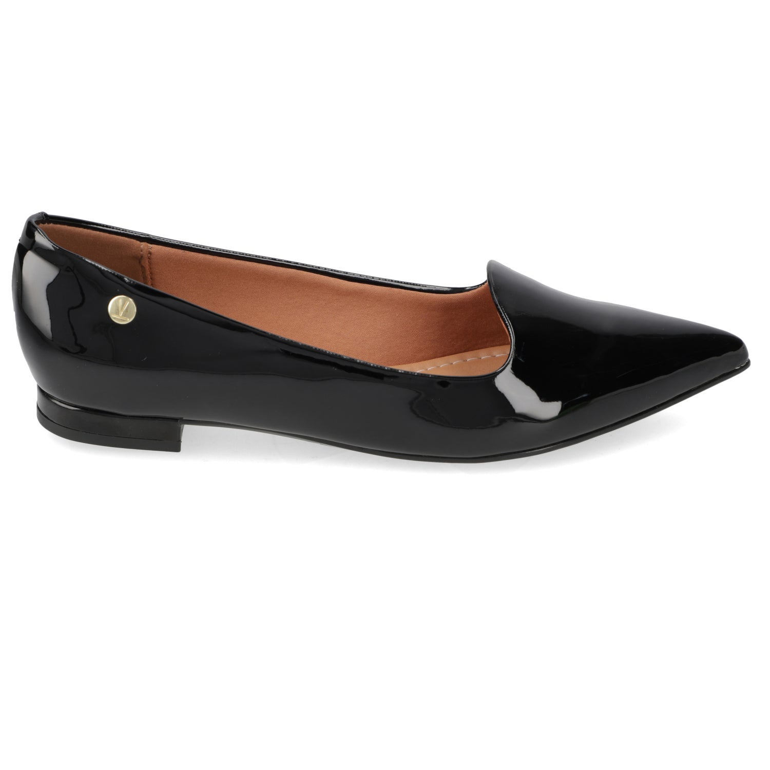 Ballerina Efecto Charol Negro 34 / Negro