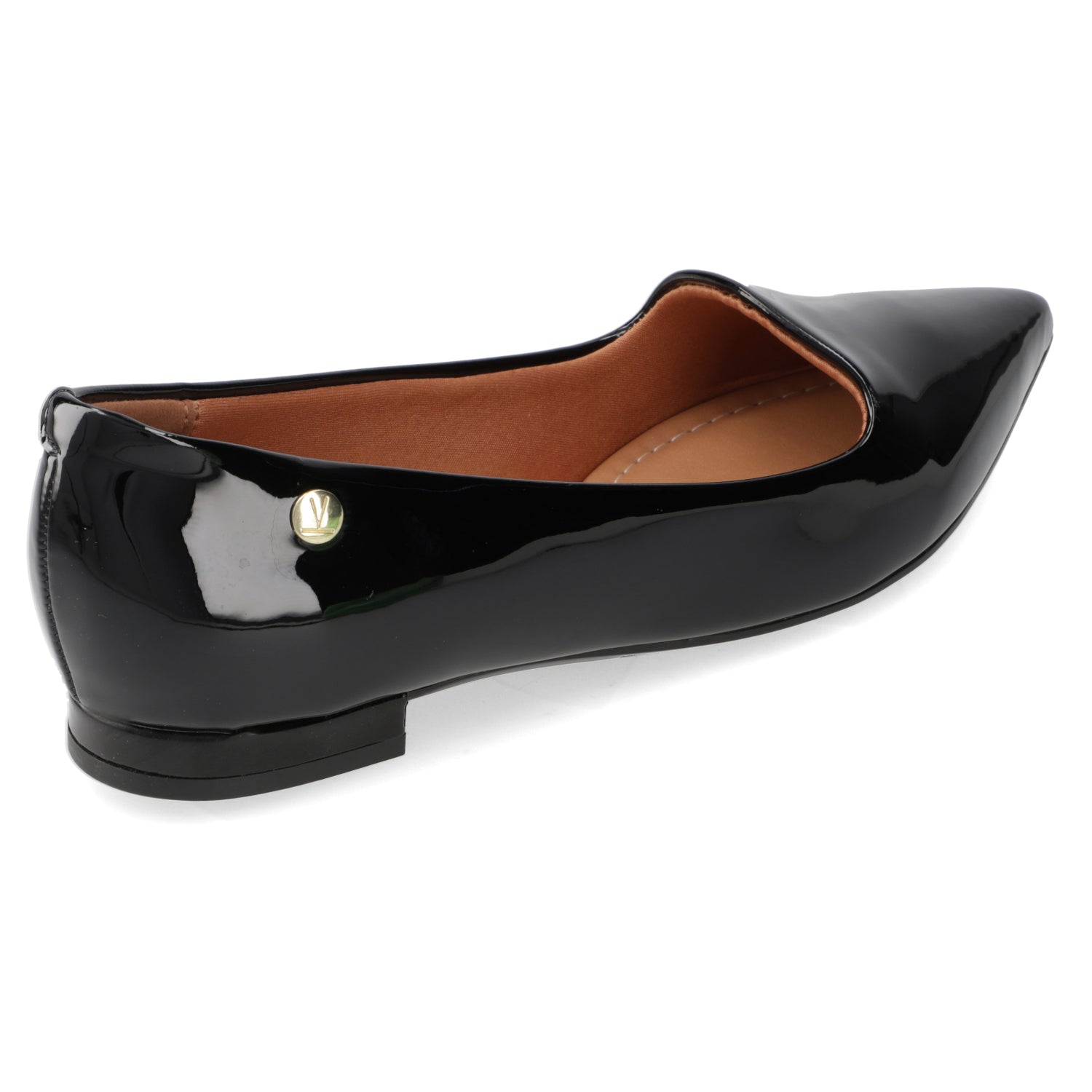 Ballerina Efecto Charol Negro 34 / Negro