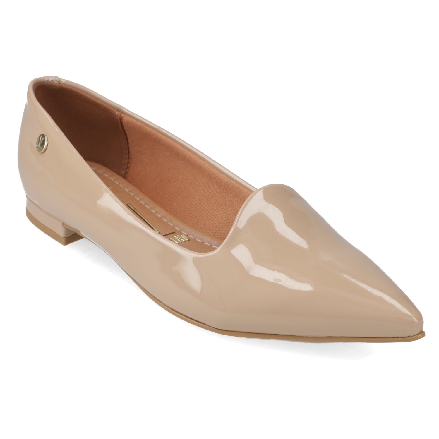 Ballerina Efecto Charol Beige 34 / Beige