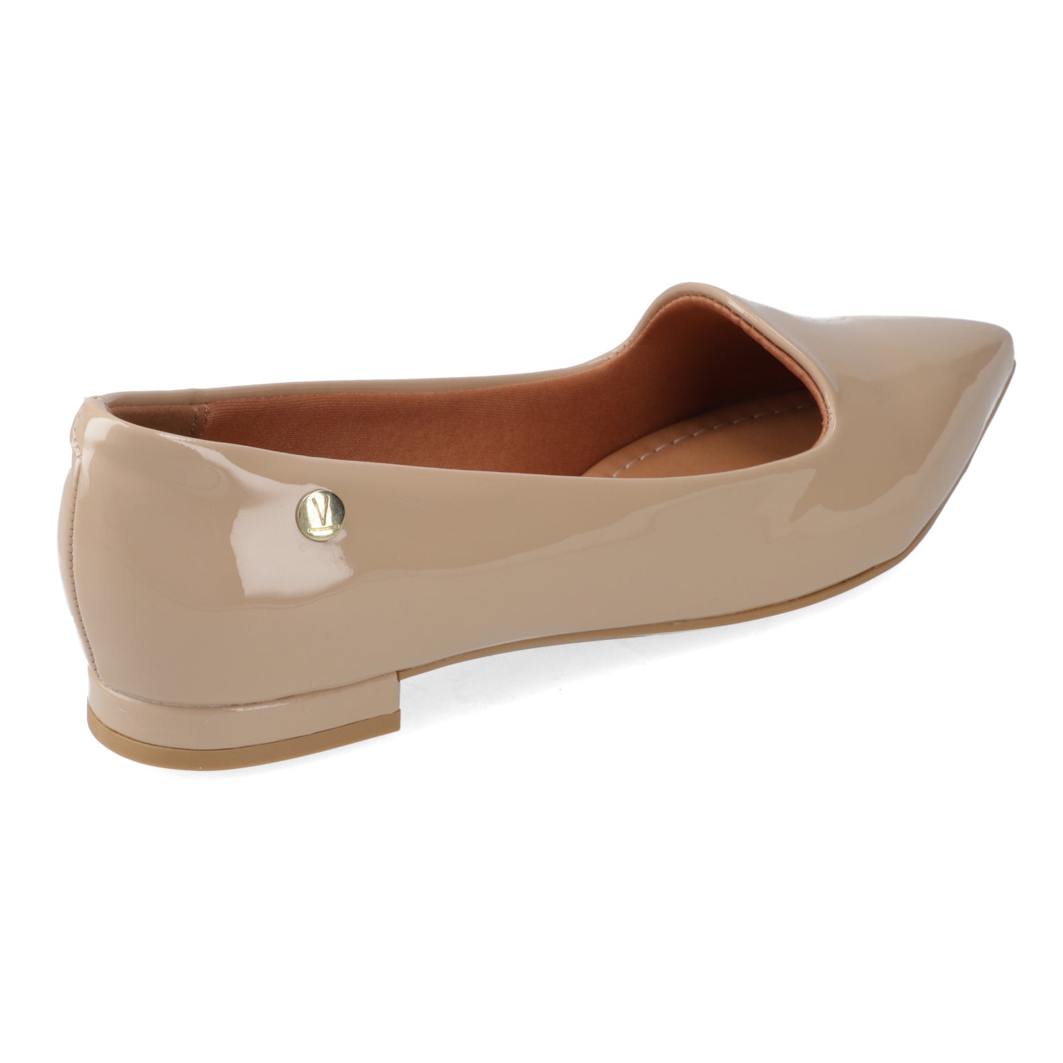 Ballerina Efecto Charol Beige 34 / Beige