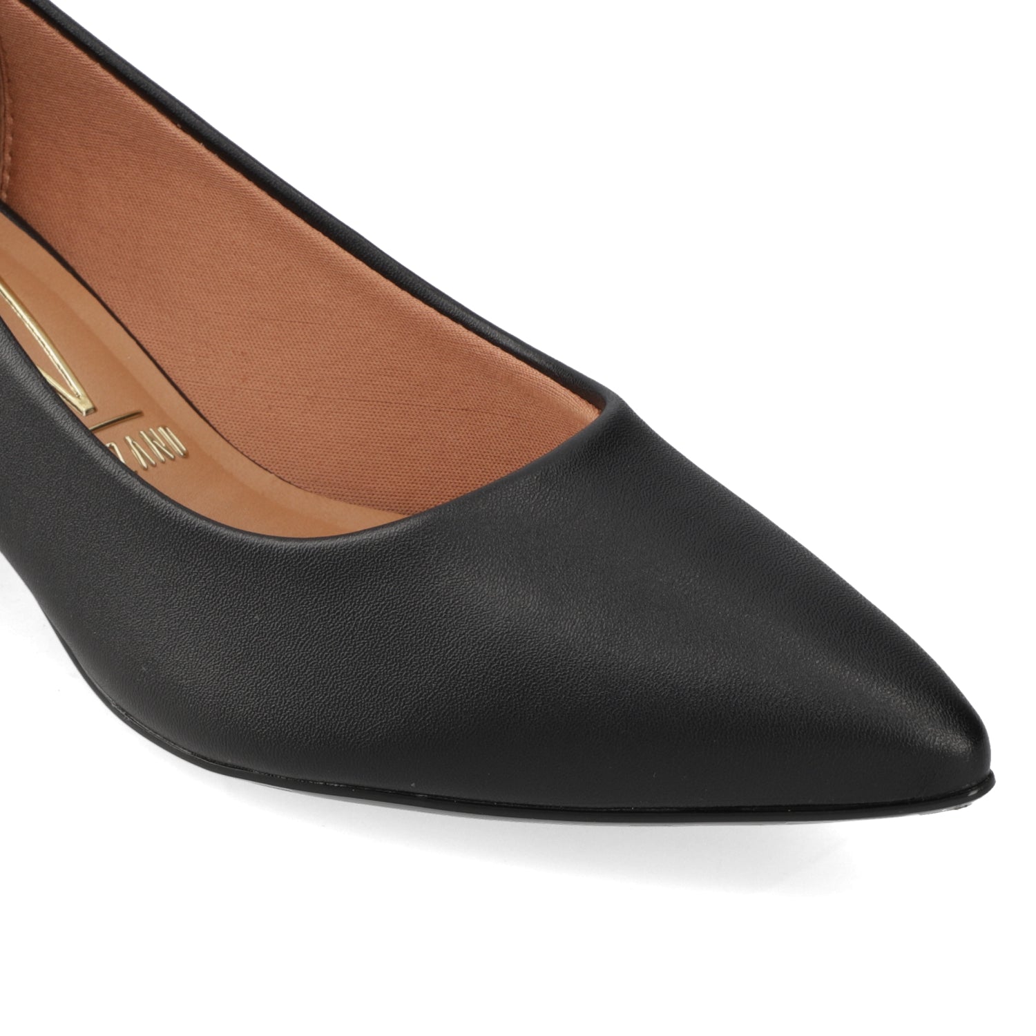 Taco Cuadrado Eco Cuero Negro 34 / Negro