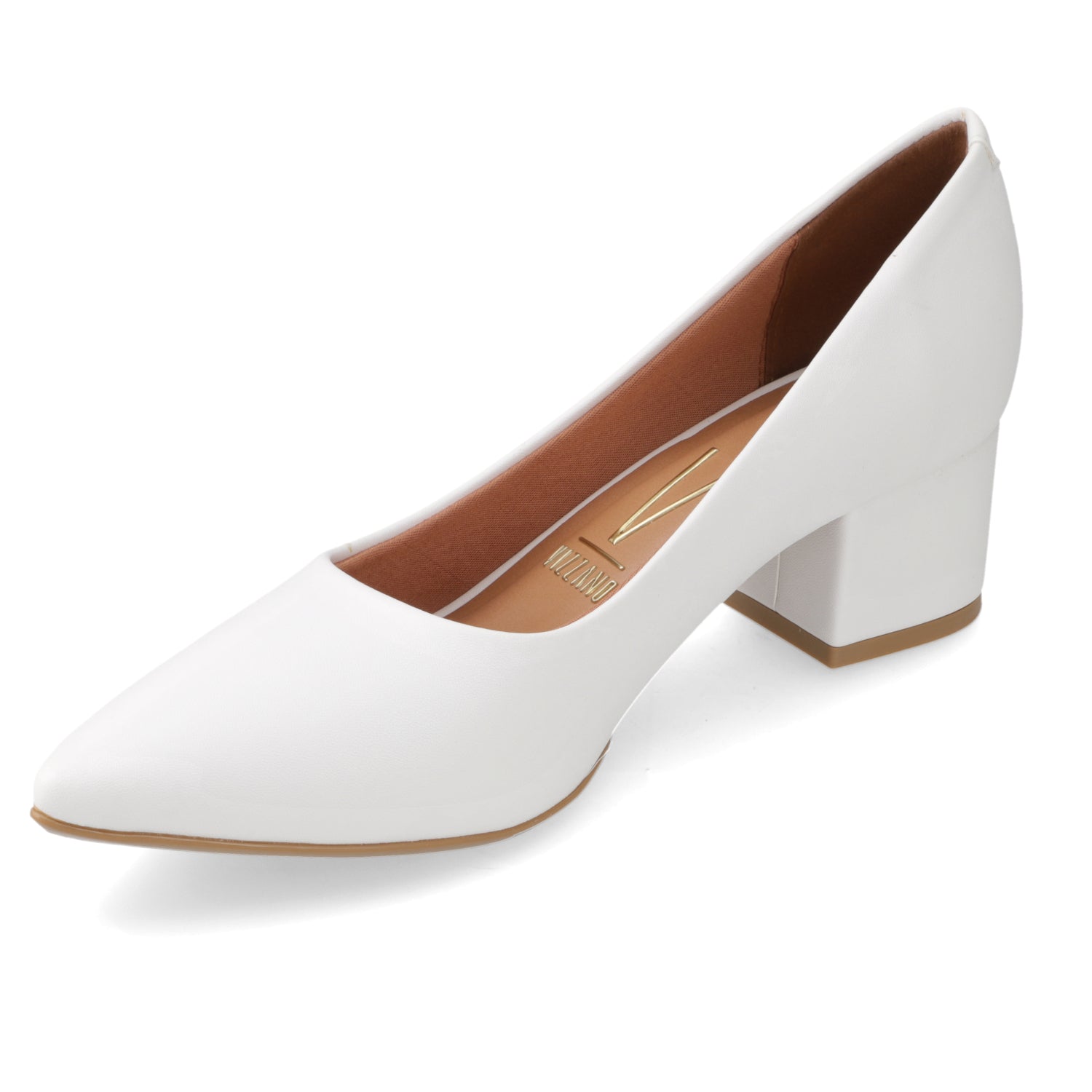 Taco Ancho 5 cm Blanco Vizzano 35 / Blanco