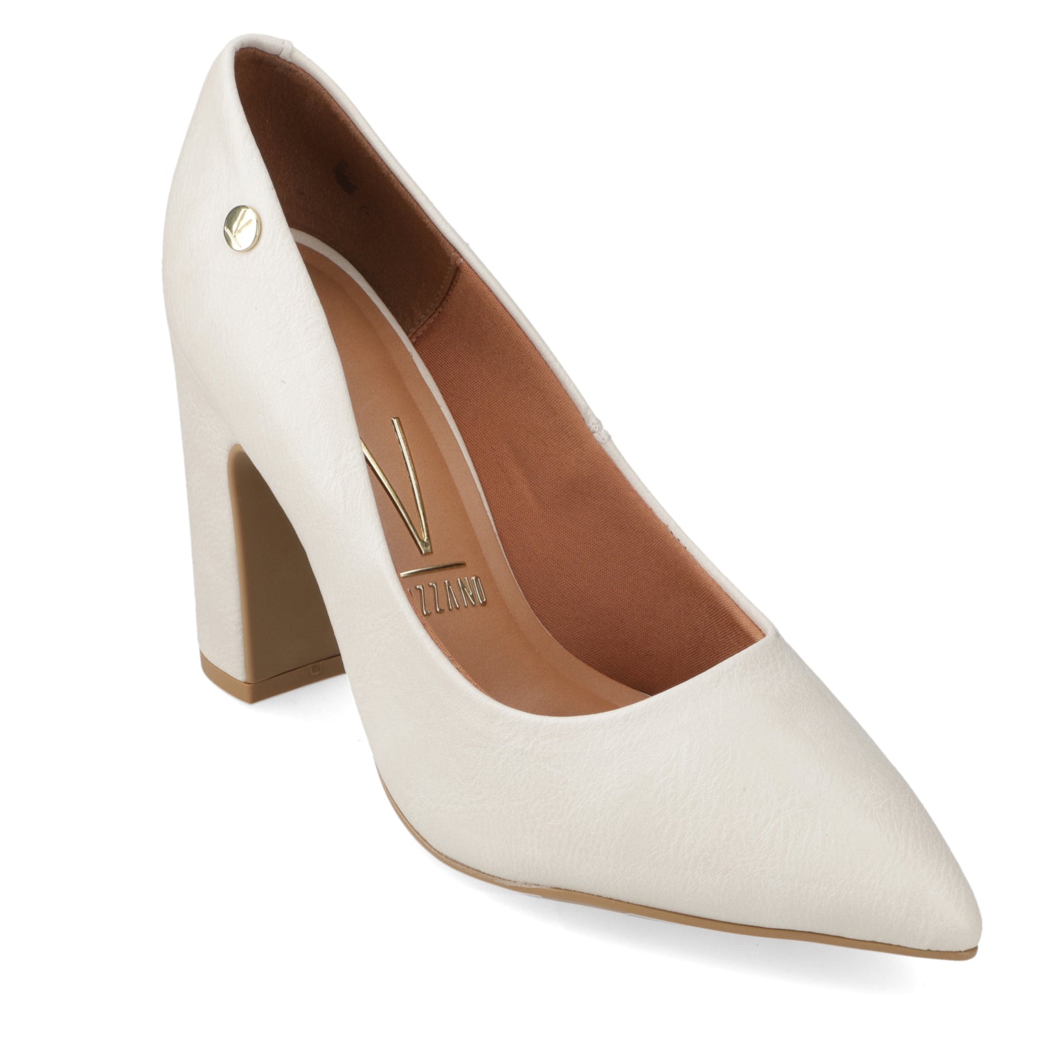 Taco Ancho 10 cm Blanco Vizzano 34 / Blanco