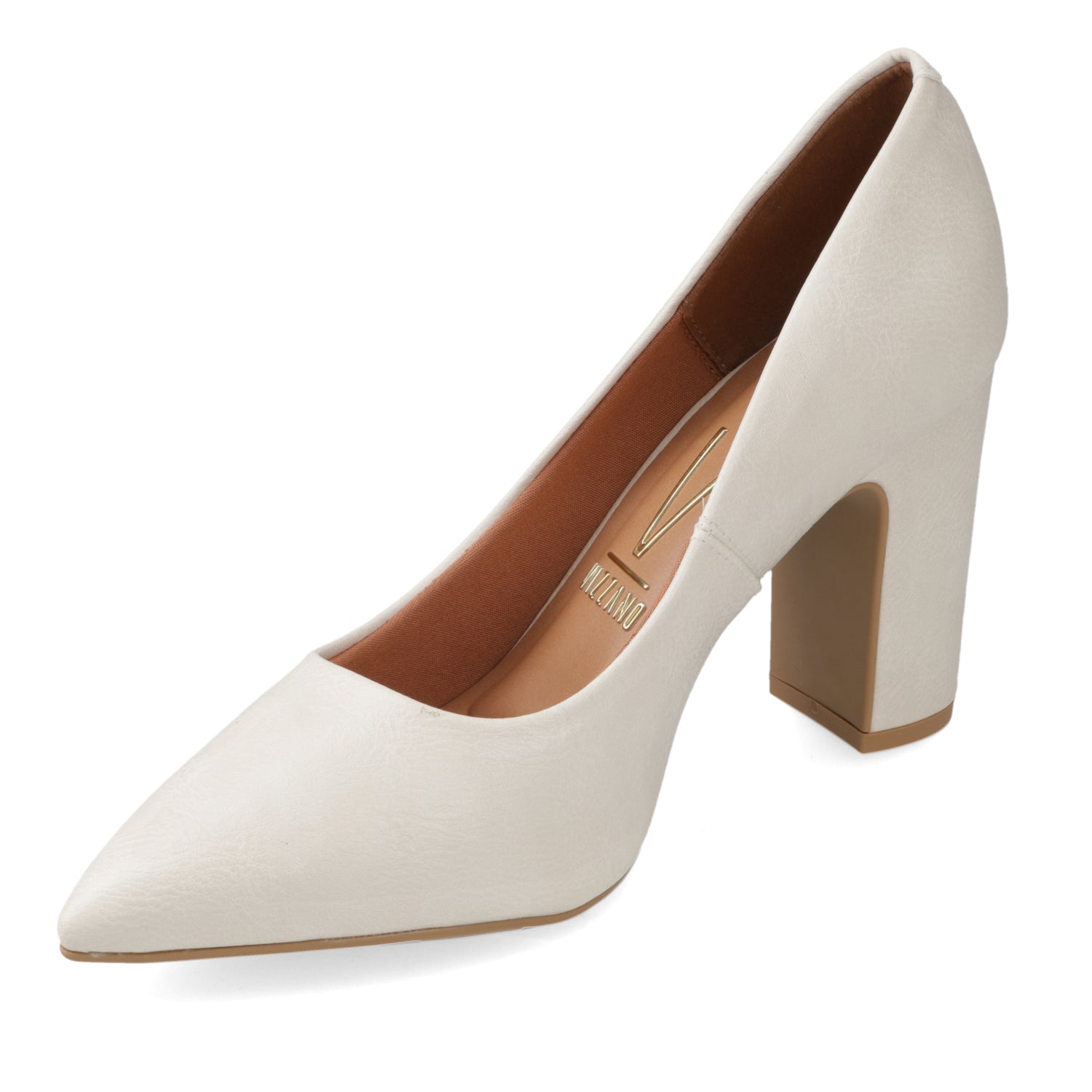 Taco Ancho 10 cm Blanco Vizzano 34 / Blanco