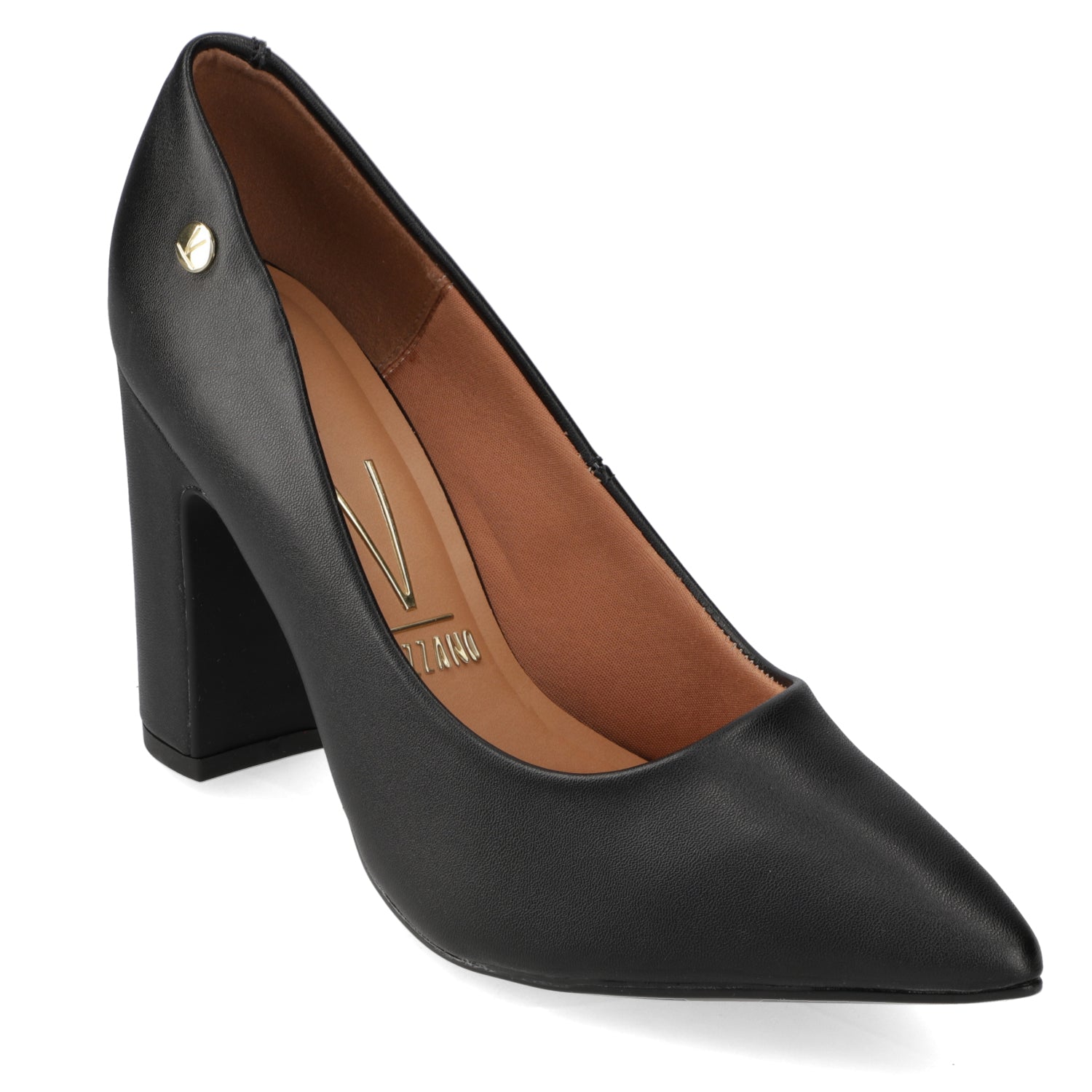 Taco Cuadrado EcoCuero Negro 35 / Negro