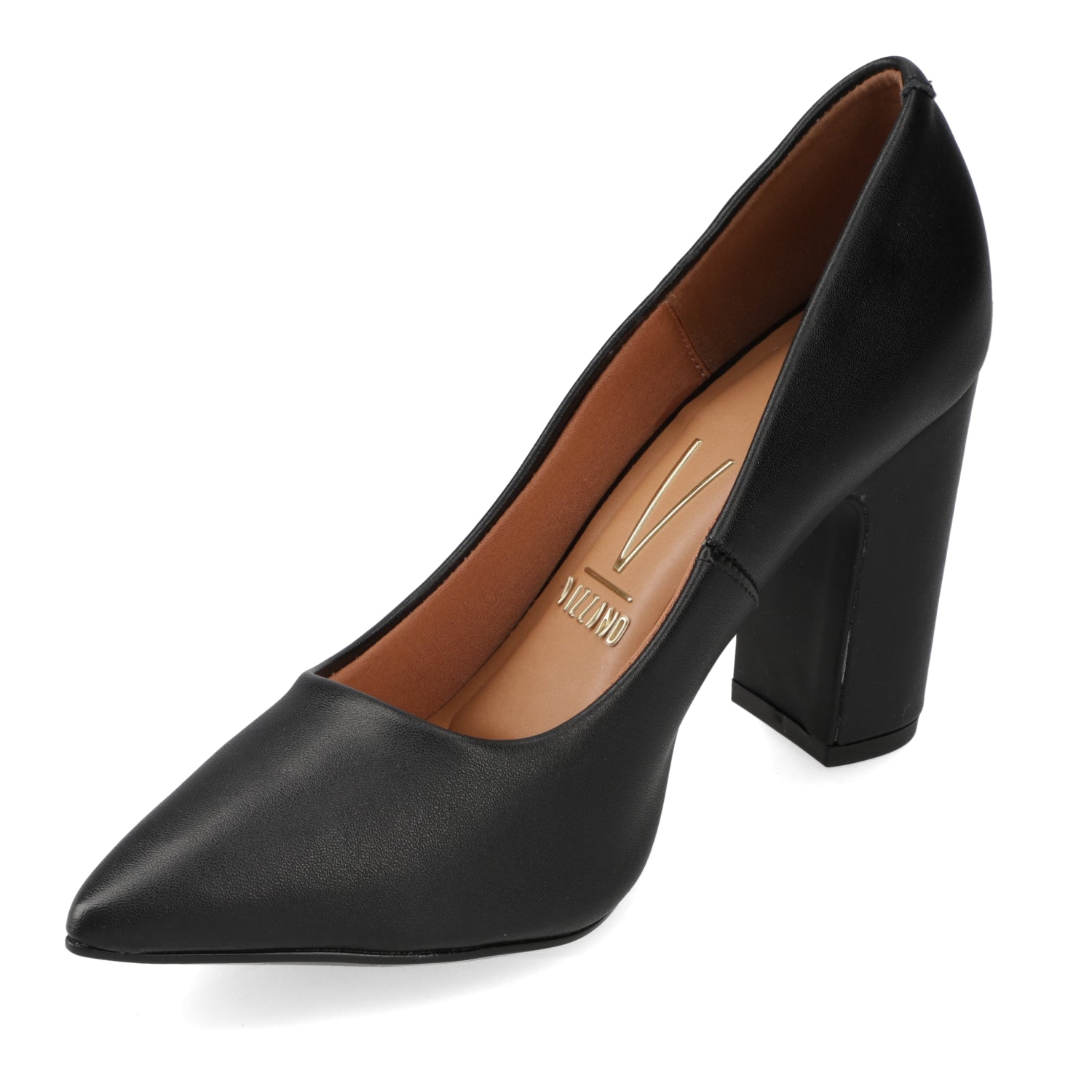 Taco Cuadrado EcoCuero Negro 35 / Negro