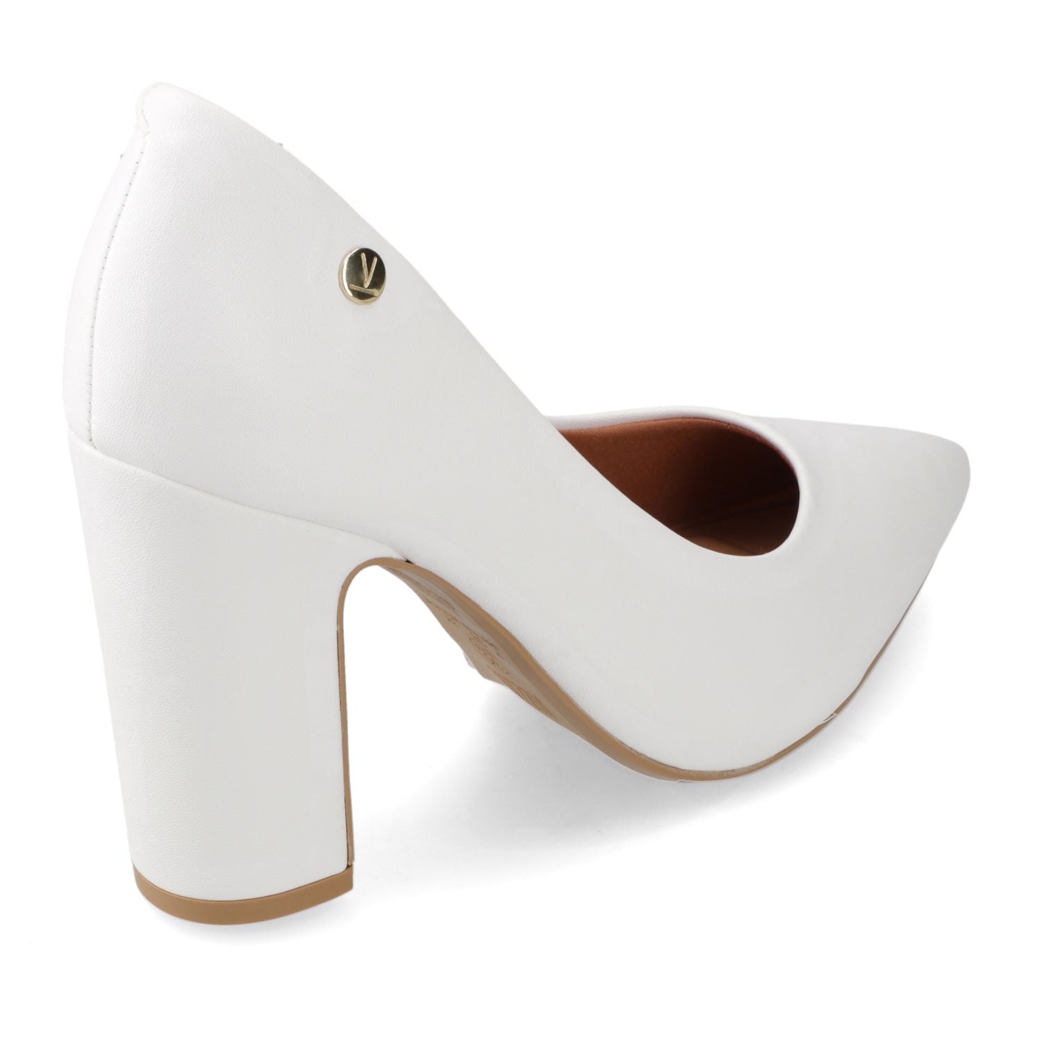 Taco Ancho Eco Cuero Blanco 35 / Blanco