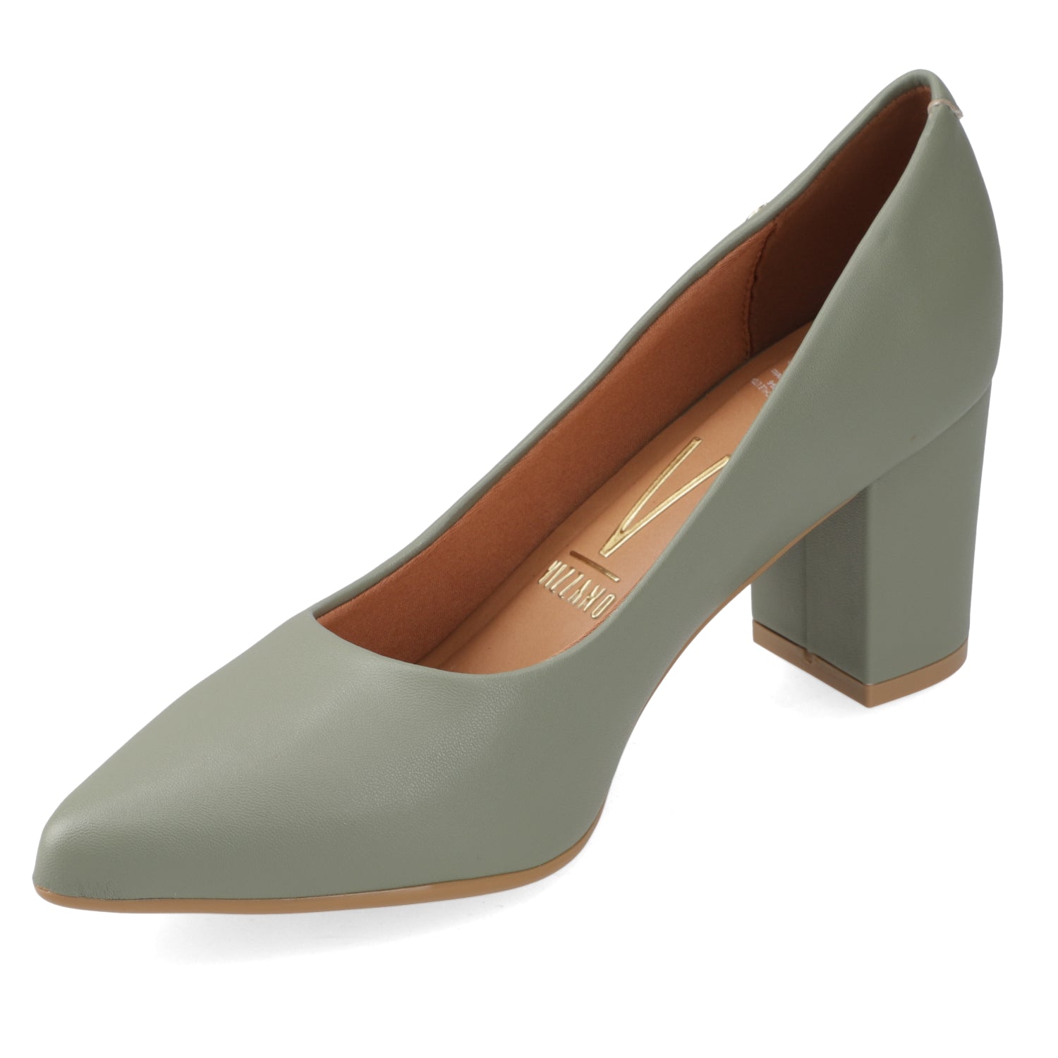 Taco Ancho 7 cm Verde Vizzano 35 / Verde