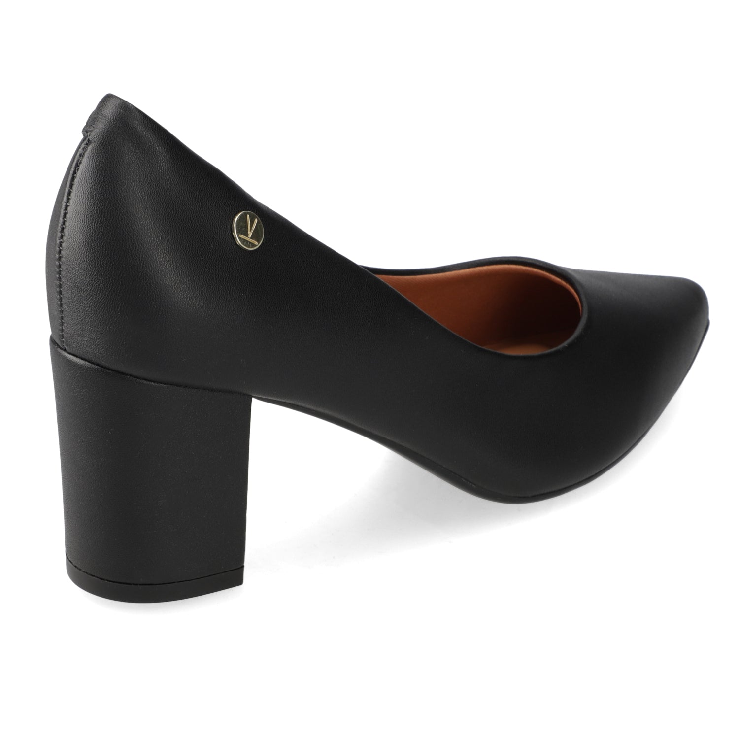 Taco Cuadrado Eco Cuero Negro 35 / Negro