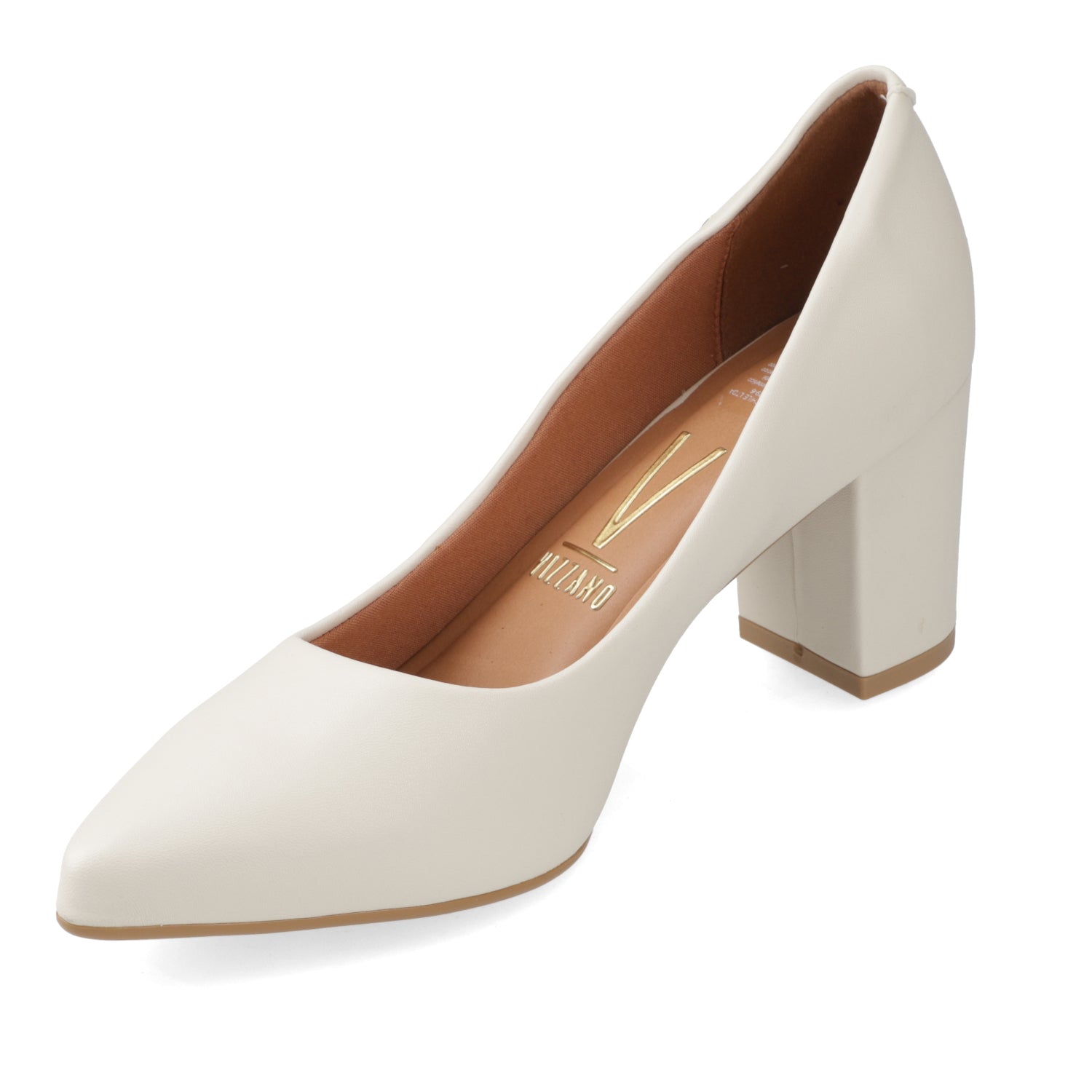 Taco Ancho 7 cm Blanco Vizzano 35 / Blanco