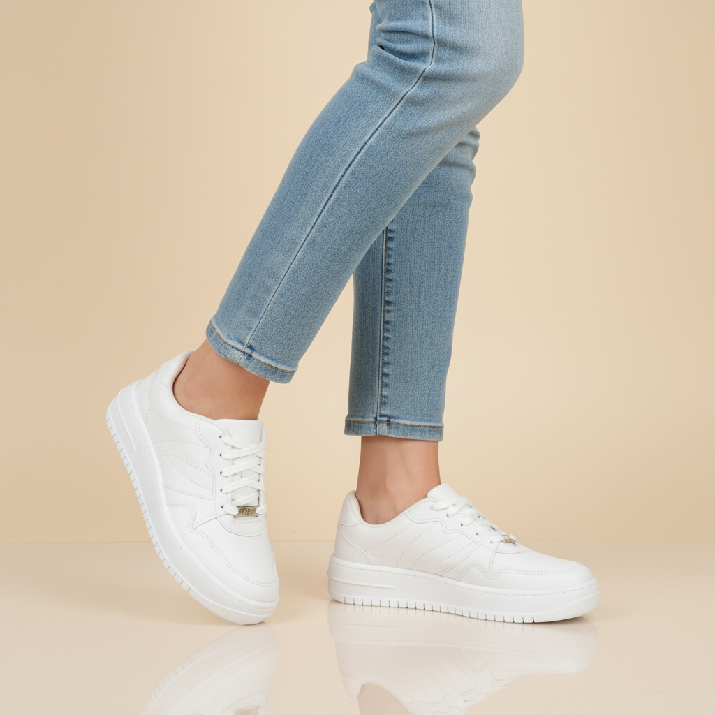 Zapatillas Casuales Blanco Vizzano
